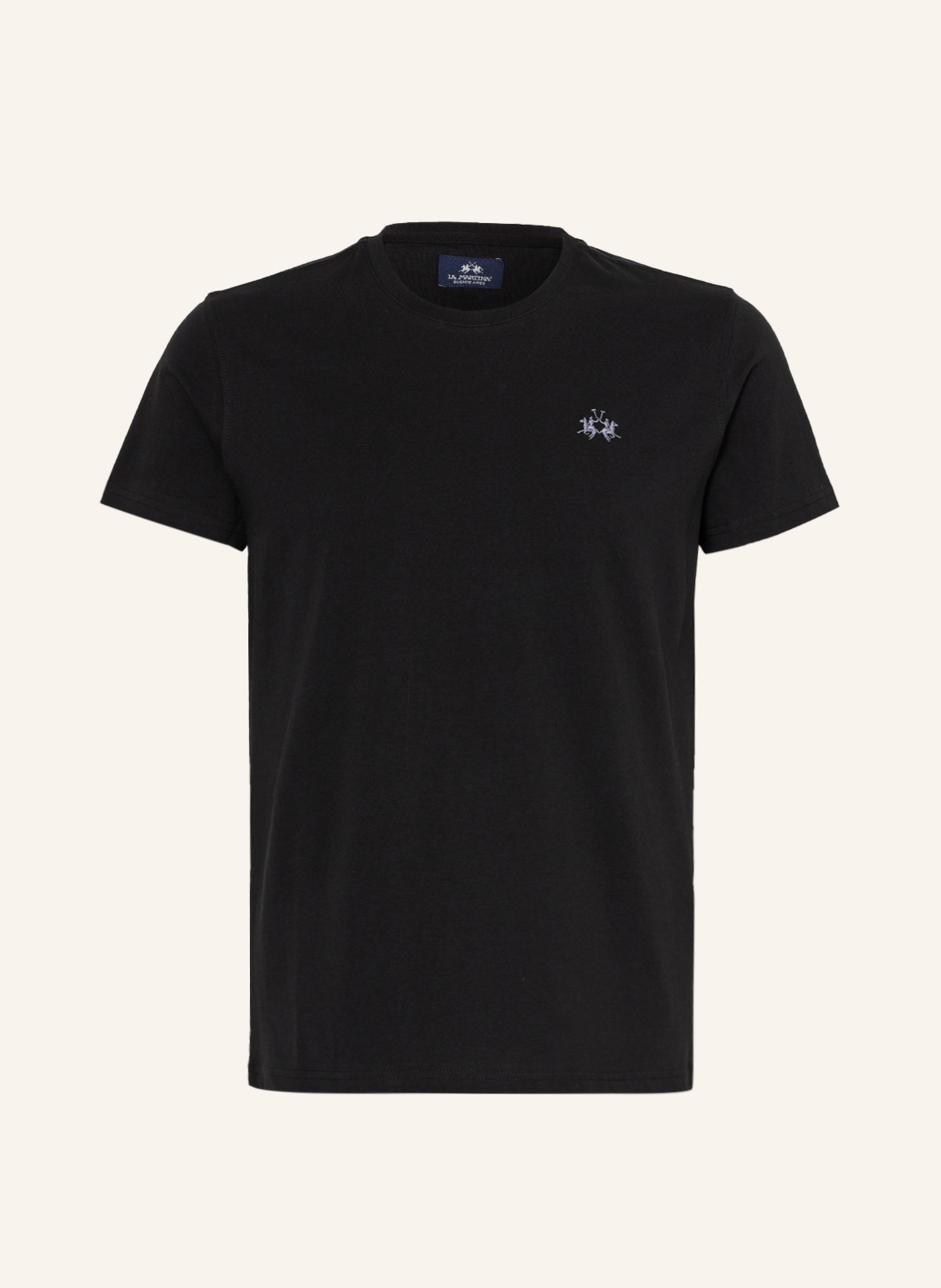 LA MARTINA T-shirt, Color: BLACK (Image 1)