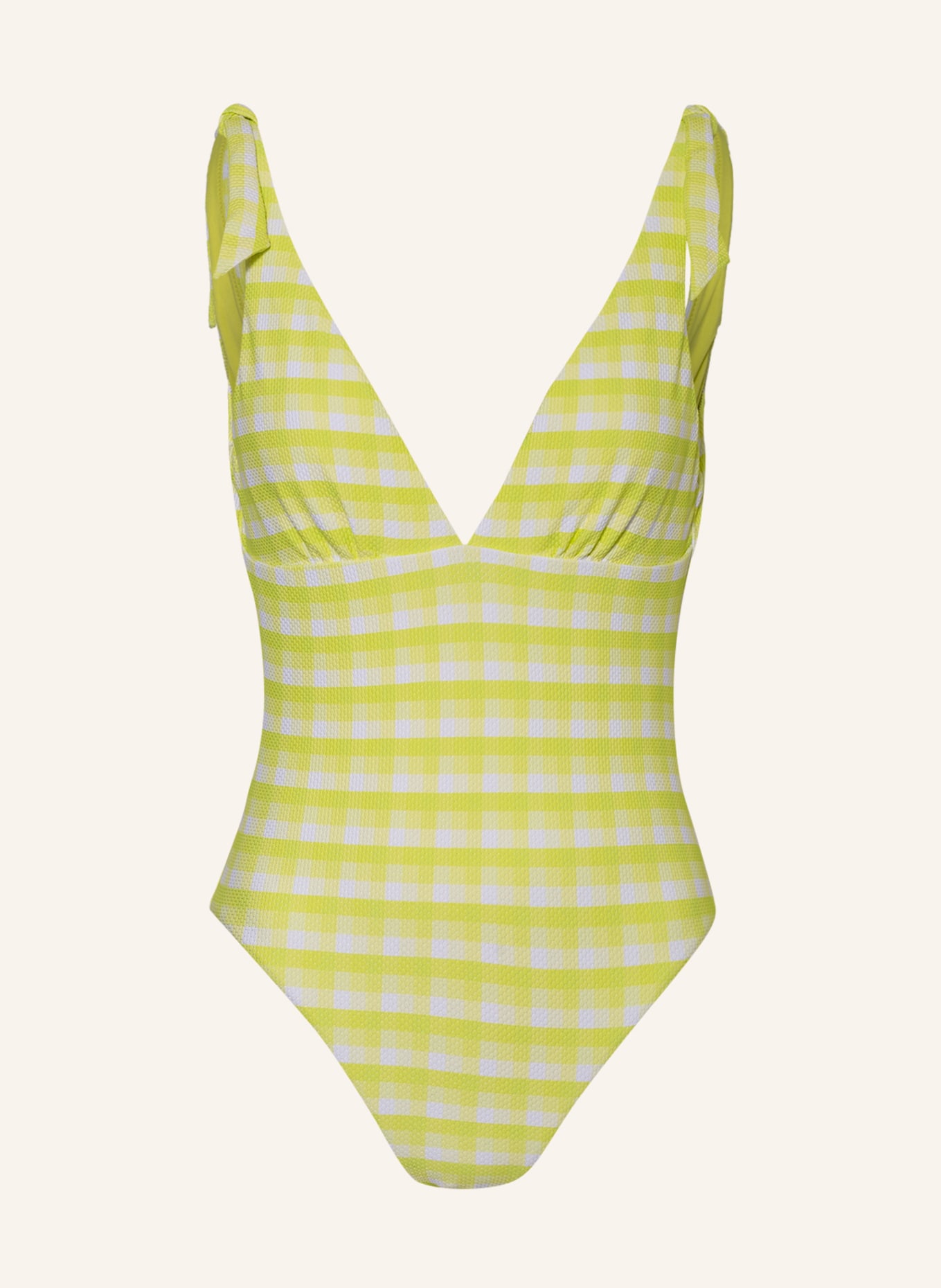 SEAFOLLY Swimsuit PORTOFINO, Color: LIGHT GREEN/ WHITE (Image 1)