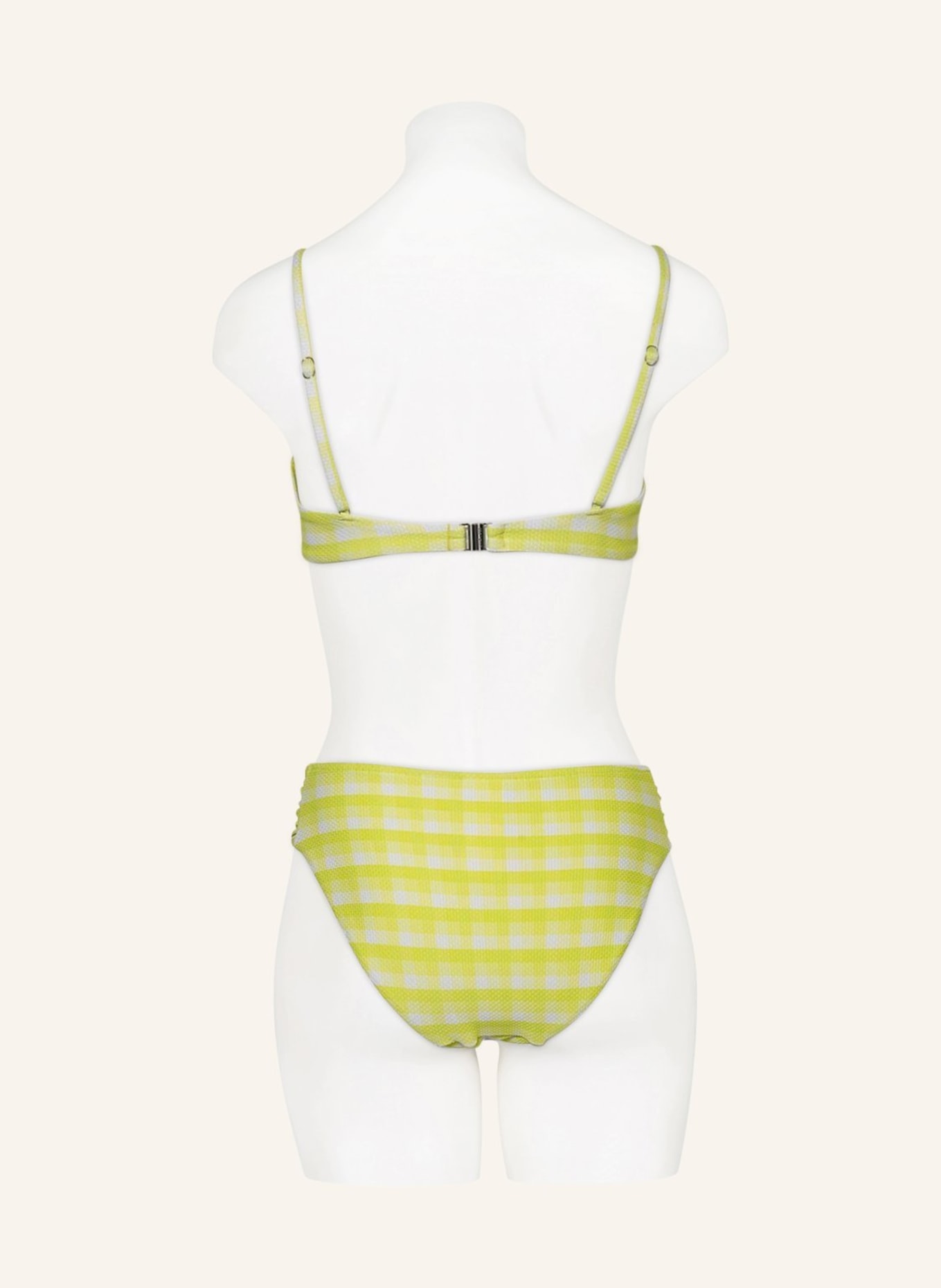 SEAFOLLY Bügel-Bikini-Top PORTOFINO, Farbe: HELLGRÜN/ WEISS (Bild 3)