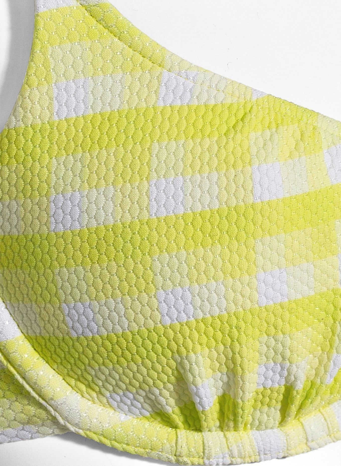 SEAFOLLY Underwired bikini top PORTOFINO, Color: LIGHT GREEN/ WHITE (Image 4)