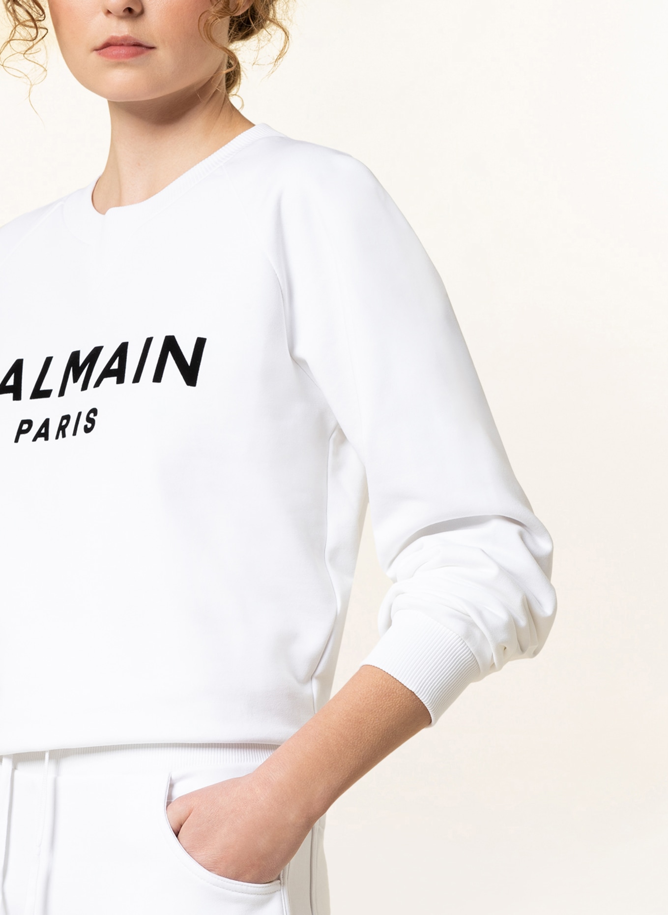 BALMAIN Sweatshirt, Color: WHITE (Image 4)