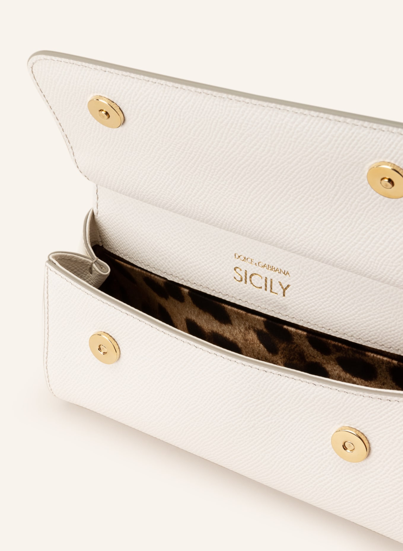 DOLCE & GABBANA Handbag SICILY SMALL, Color: WHITE (Image 3)