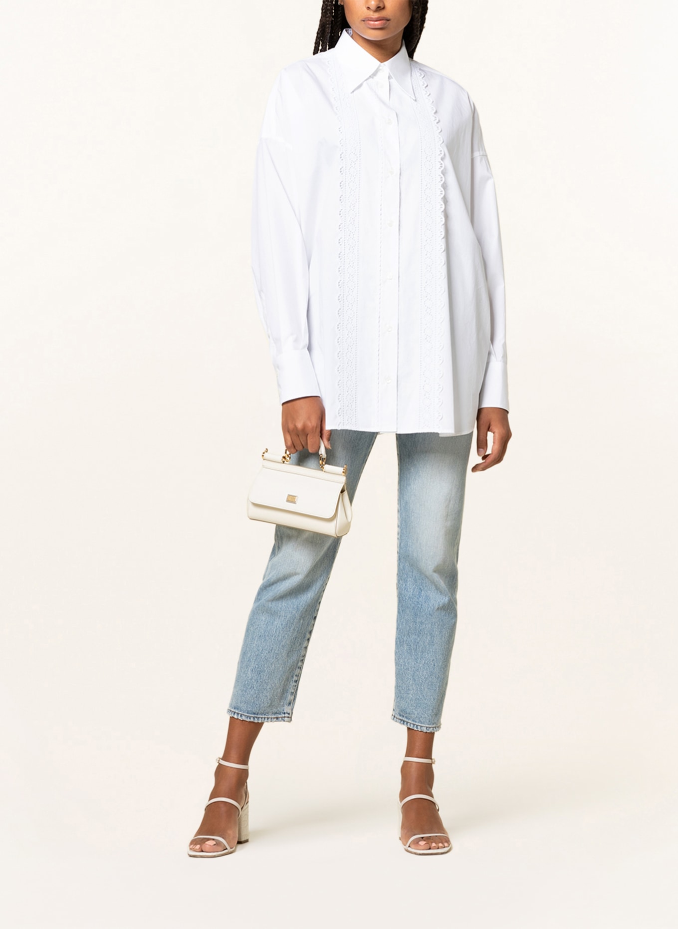 DOLCE & GABBANA Handbag SICILY SMALL, Color: WHITE (Image 4)