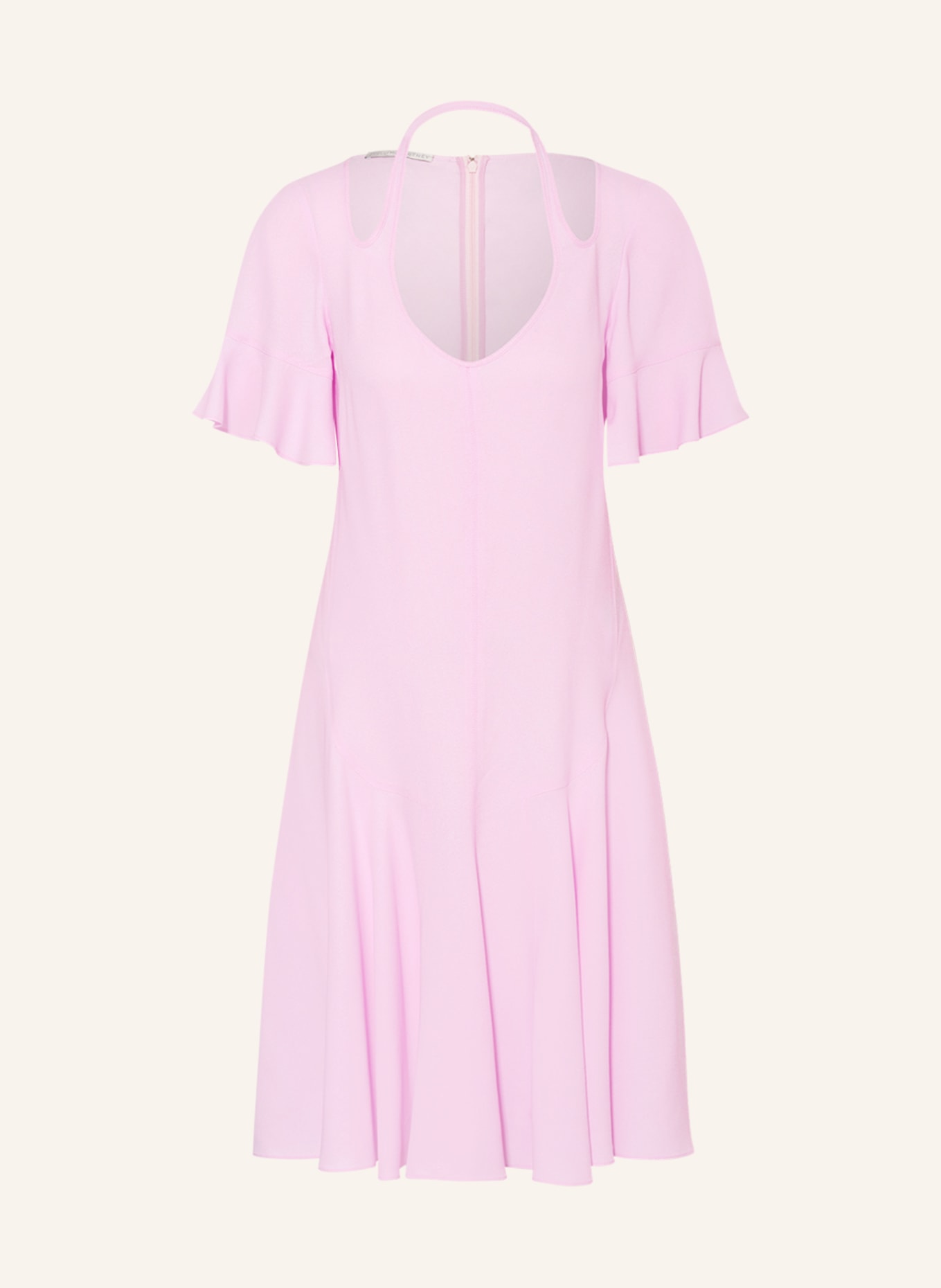 STELLA McCARTNEY Sukienka z dodatkiem jedwabiu, Kolor: RÓŻOWY (Obrazek 1)