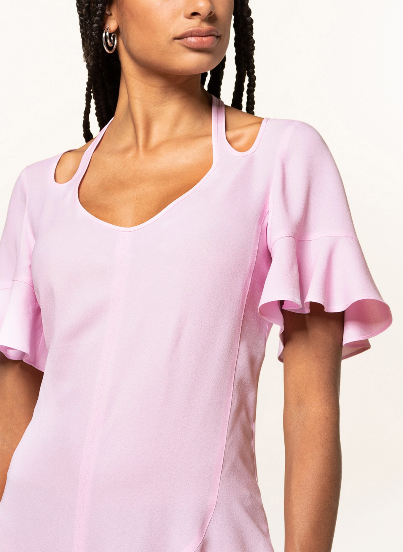 STELLA McCARTNEY Dress with silk, Color: PINK (Image 4)