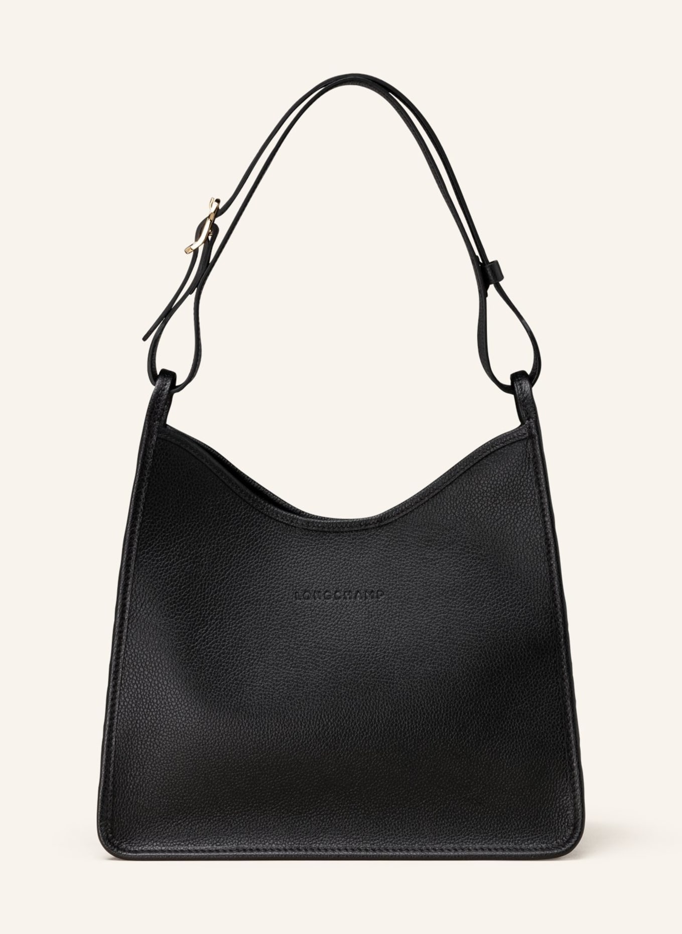 LONGCHAMP Hobo-Bag LE FOULONNÉ, Farbe: SCHWARZ (Bild 1)