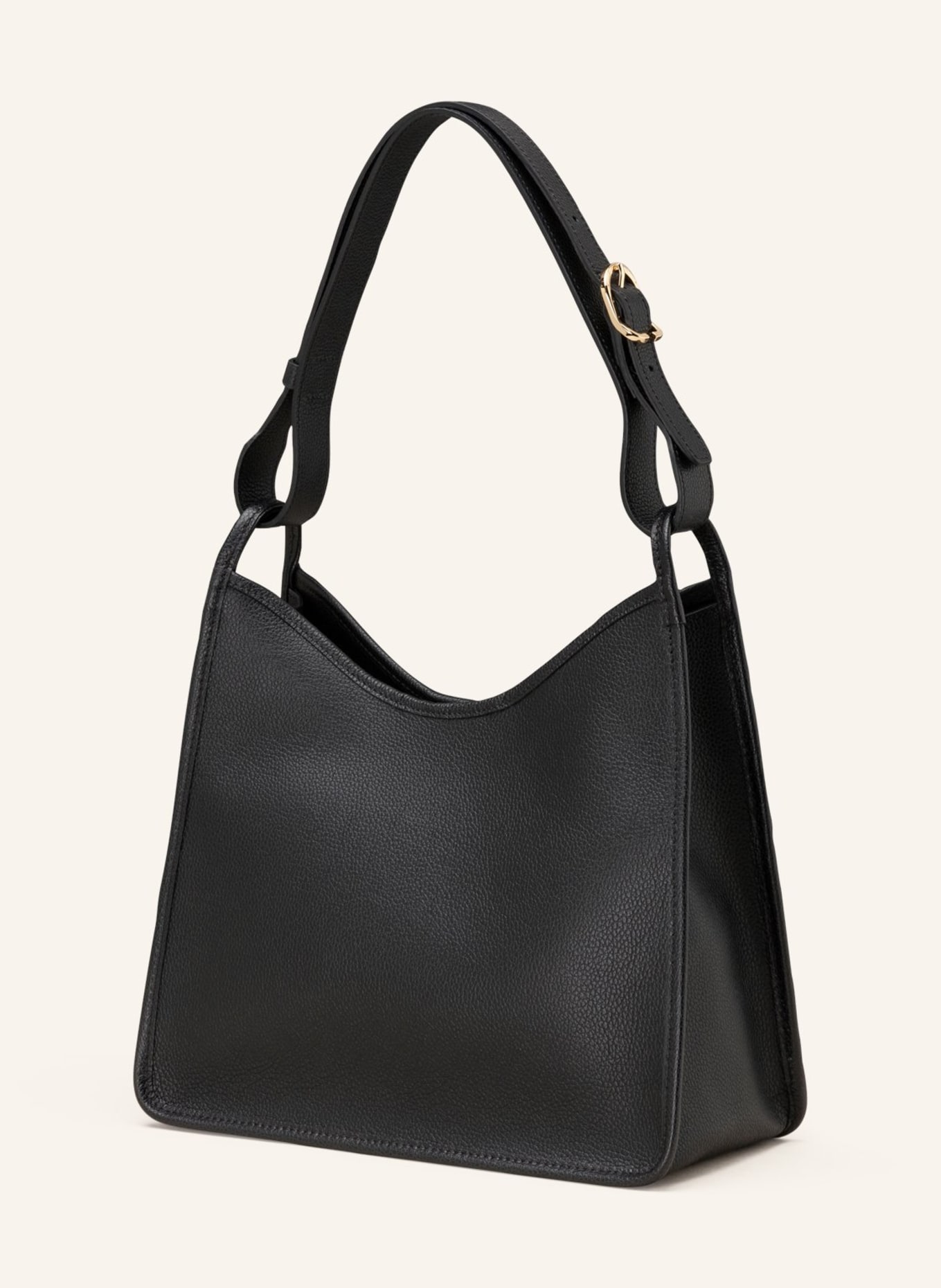 LONGCHAMP Hobo-Bag LE FOULONNÉ, Farbe: SCHWARZ (Bild 2)