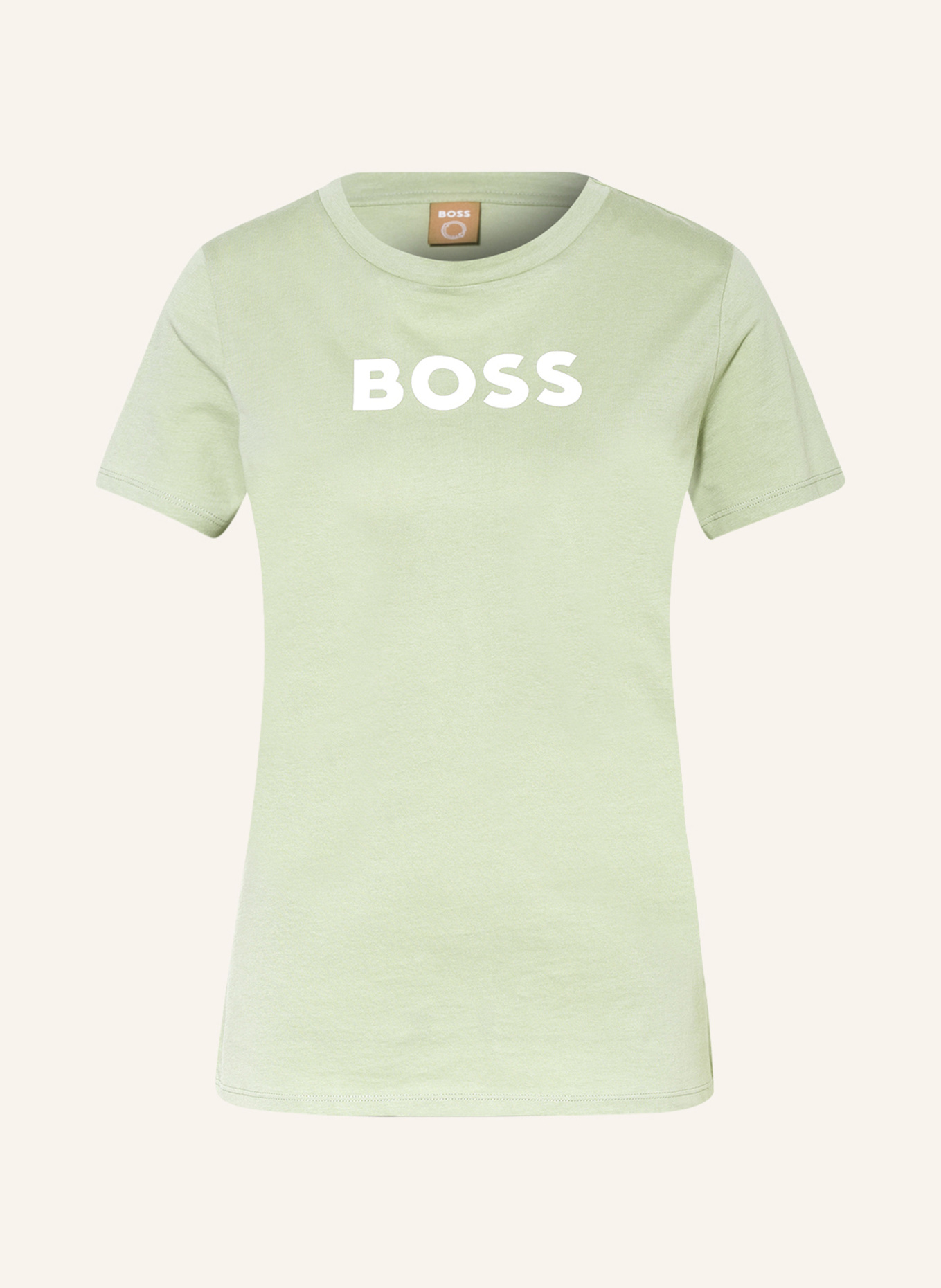 BOSS T-Shirt ELOGO: LIGHT GREEN