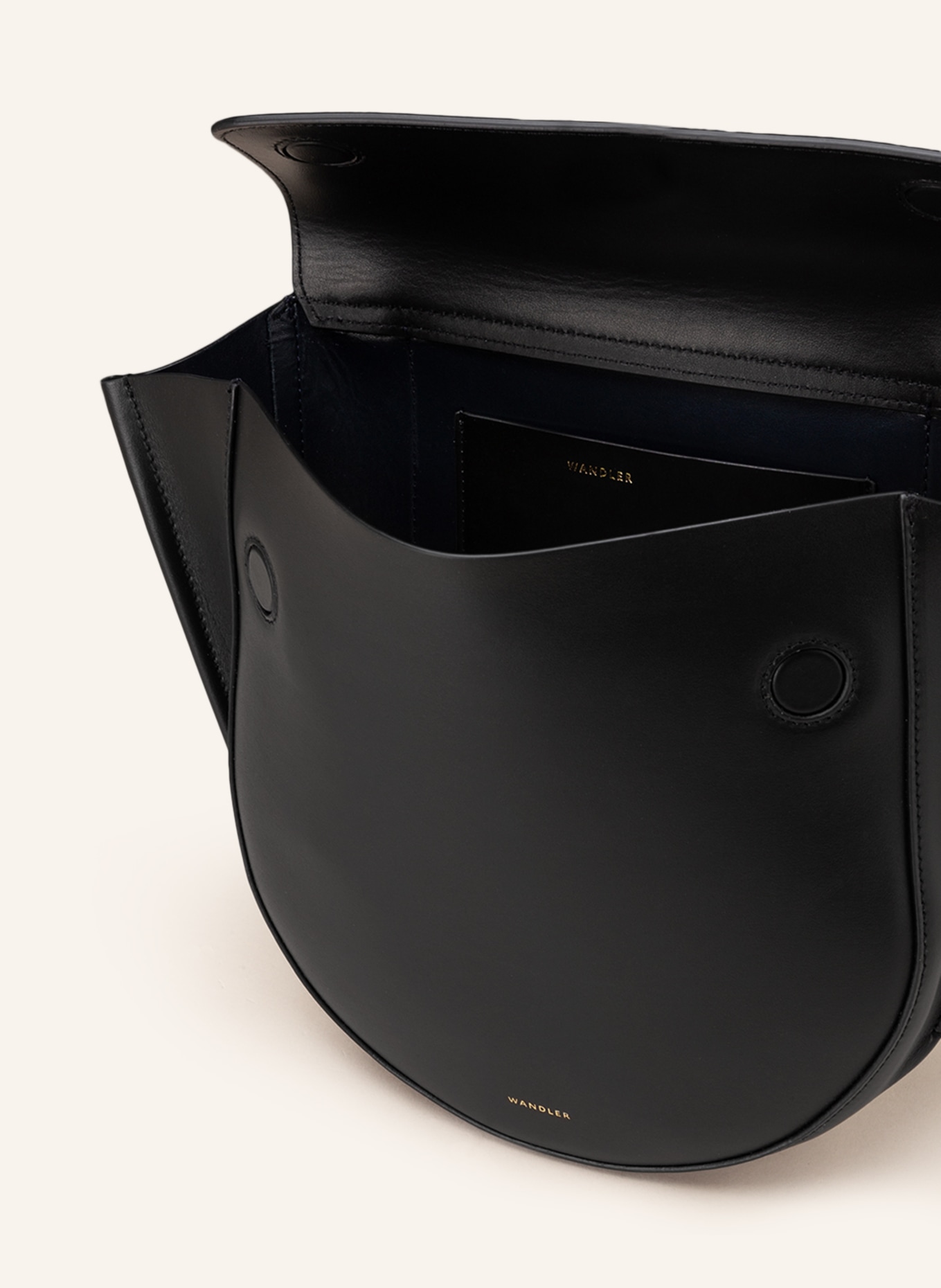 WANDLER Handtasche HORTENSIA MEDIUM in schwarz