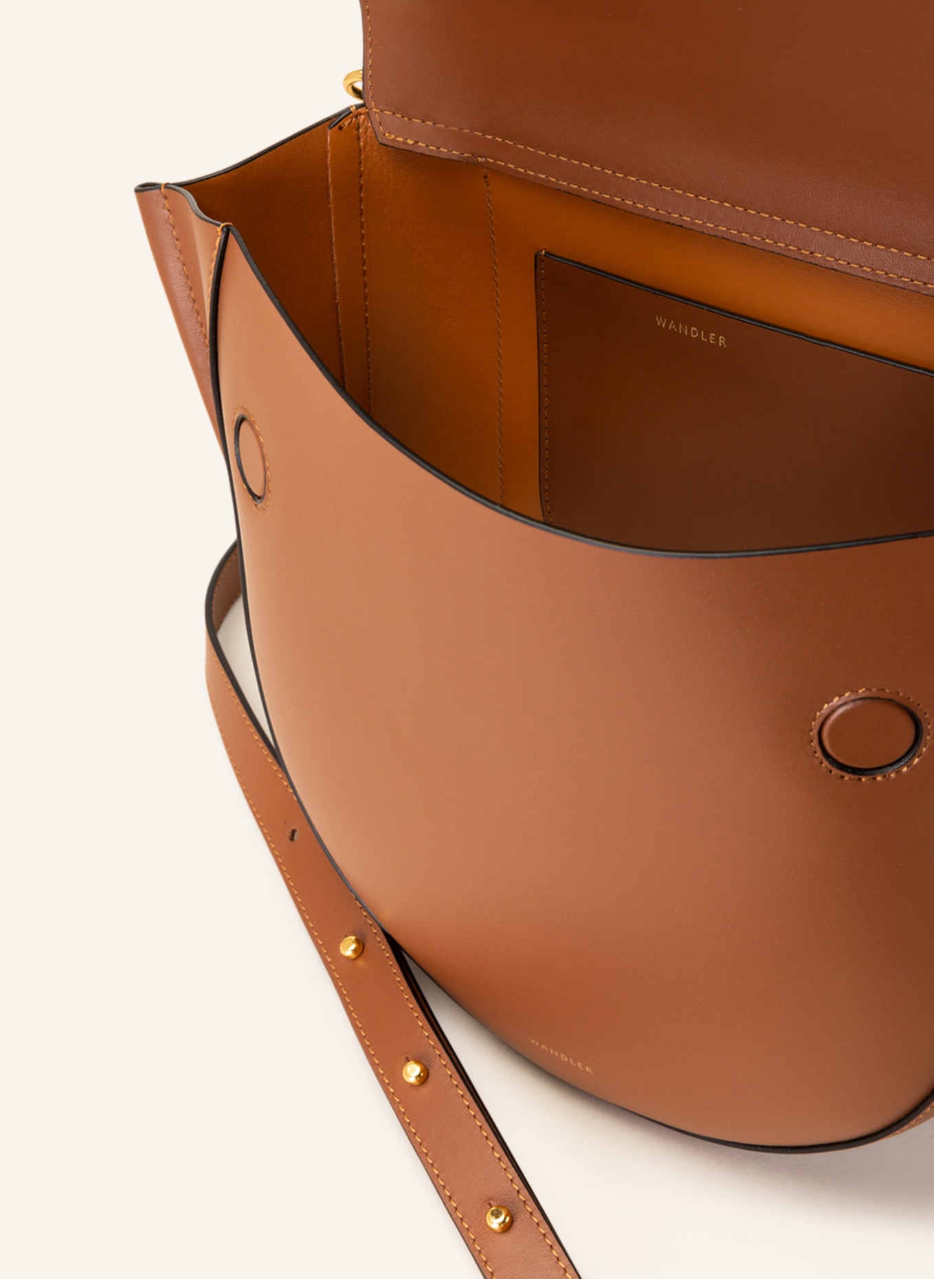 WANDLER Handbag HORTENSIA MEDIUM, Color: BROWN (Image 3)