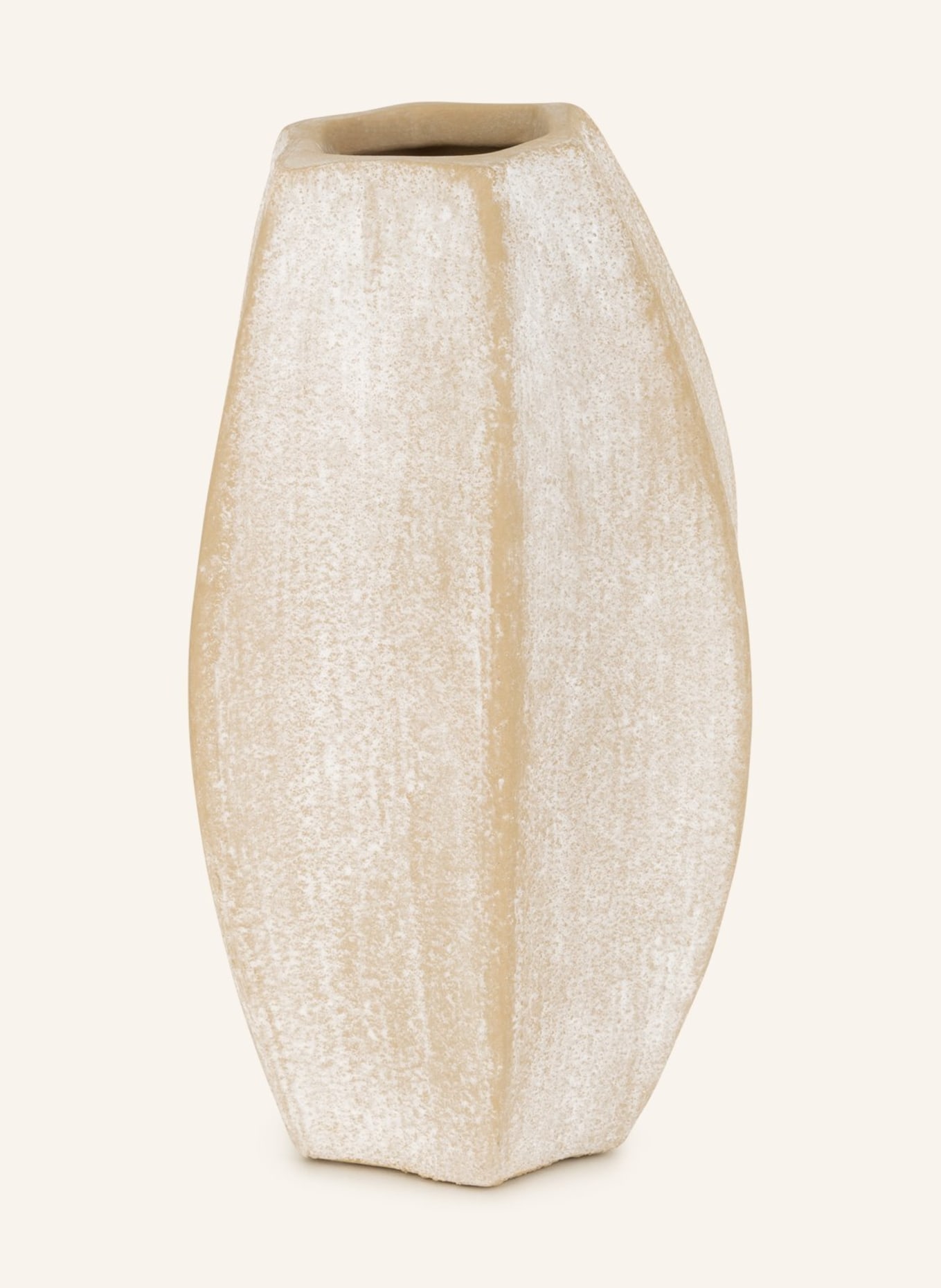 URBAN NATURE CULTURE AMSTERDAM Vase CARAMBOLA, Color: CREAM (Image 1)
