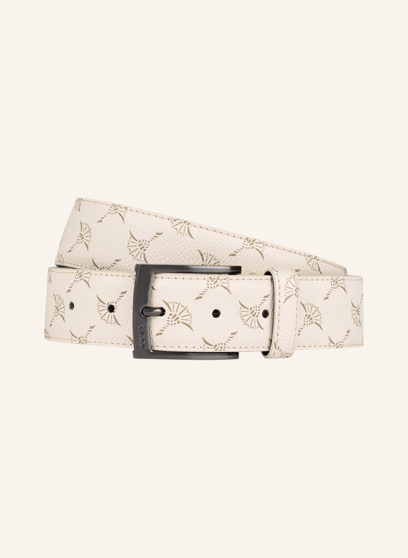 JOOP! Leather belt, Color: WHITE (Image 1)
