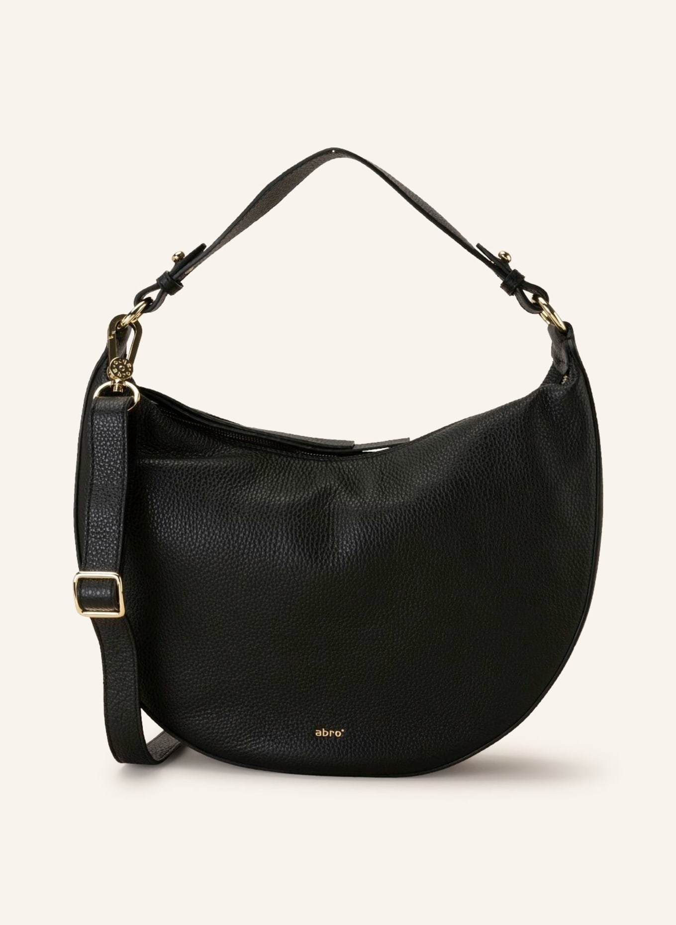 abro Hobo bag LULU SMALL, Color: BLACK (Image 1)