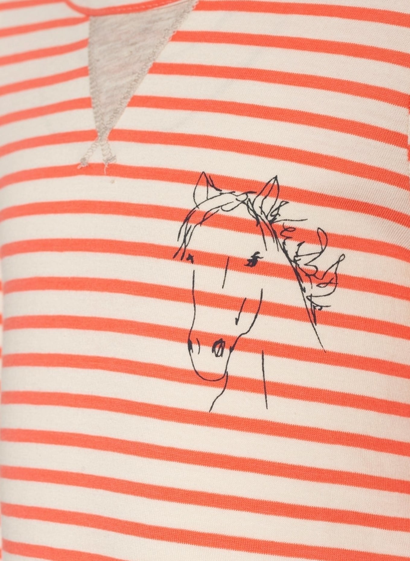 Sanetta Nachthemd, Farbe: LACHS/ CREME (Bild 3)