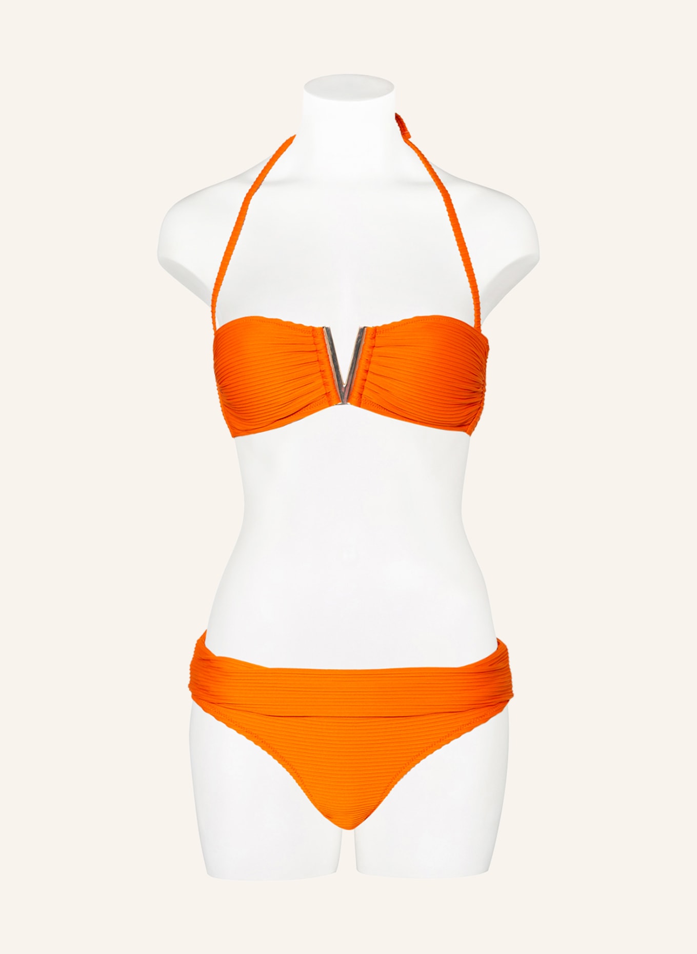 heidi klein Basic bikini bottoms SUNSET CAPRI, Color: ORANGE (Image 2)