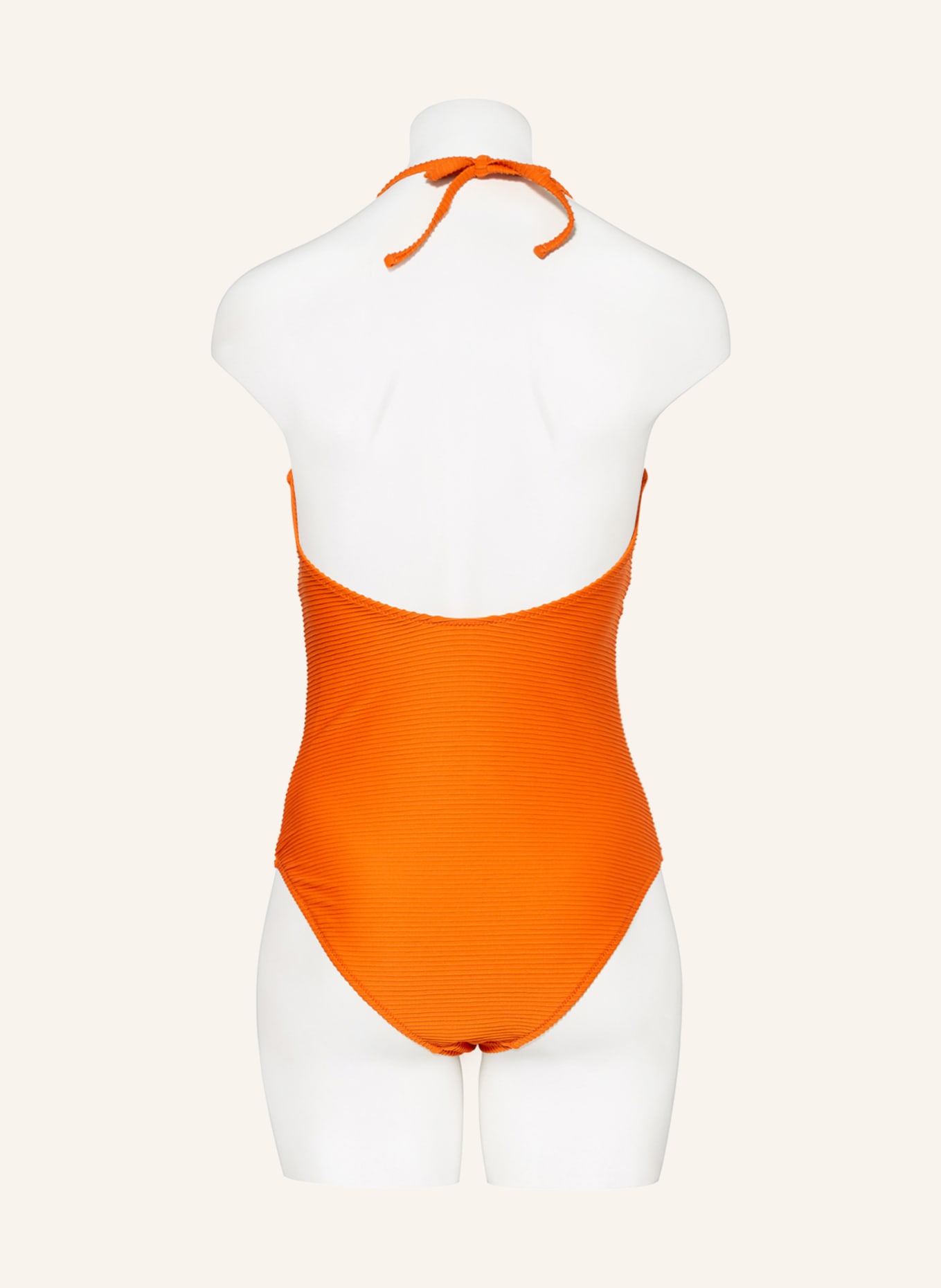 heidi klein Bandeau swimsuit SUNSET TREMEZZO, Color: ORANGE (Image 4)