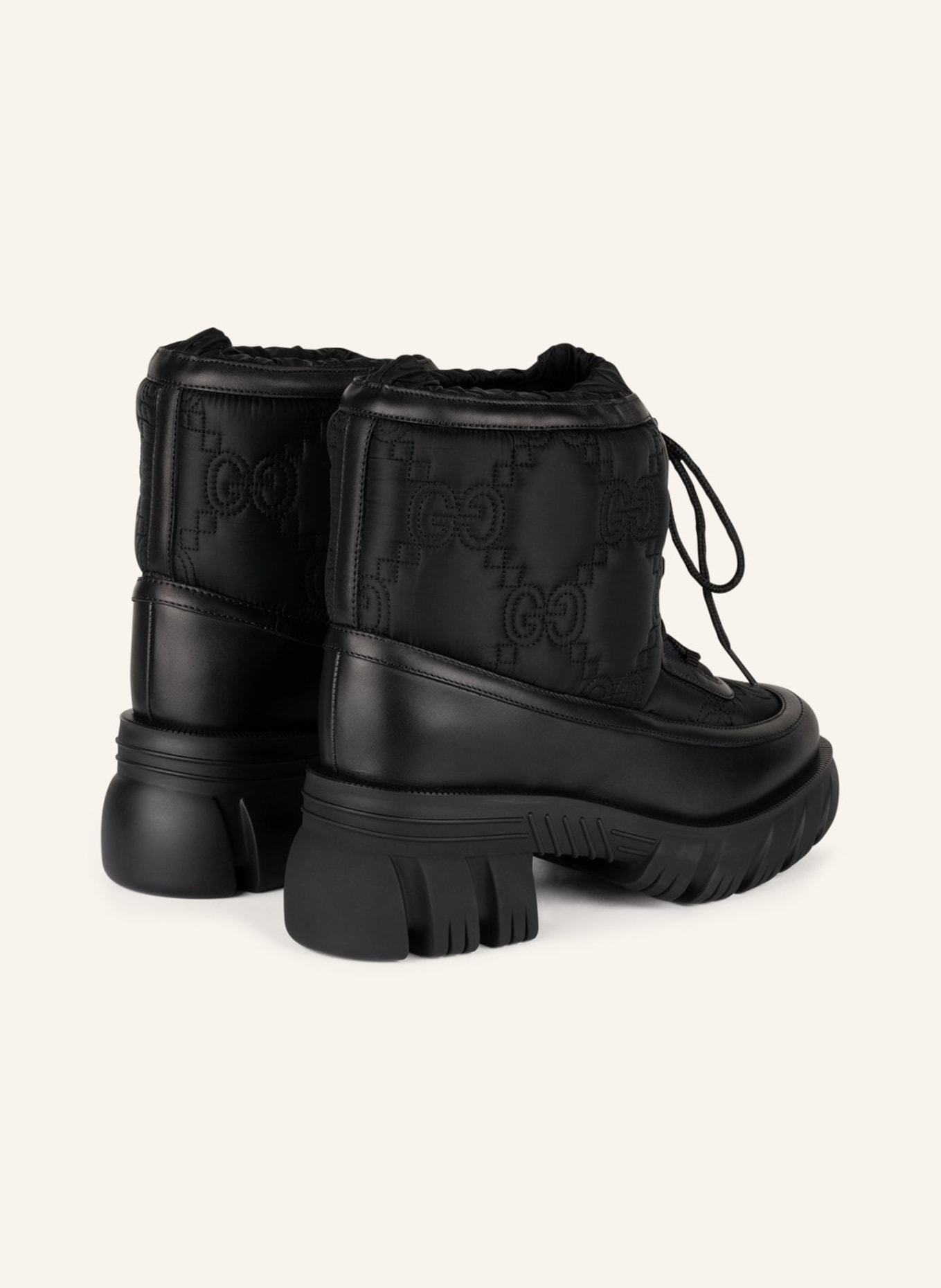 GUCCI Lace-up boots, Color: 1000 BLACK/NERO/BLACK (Image 2)
