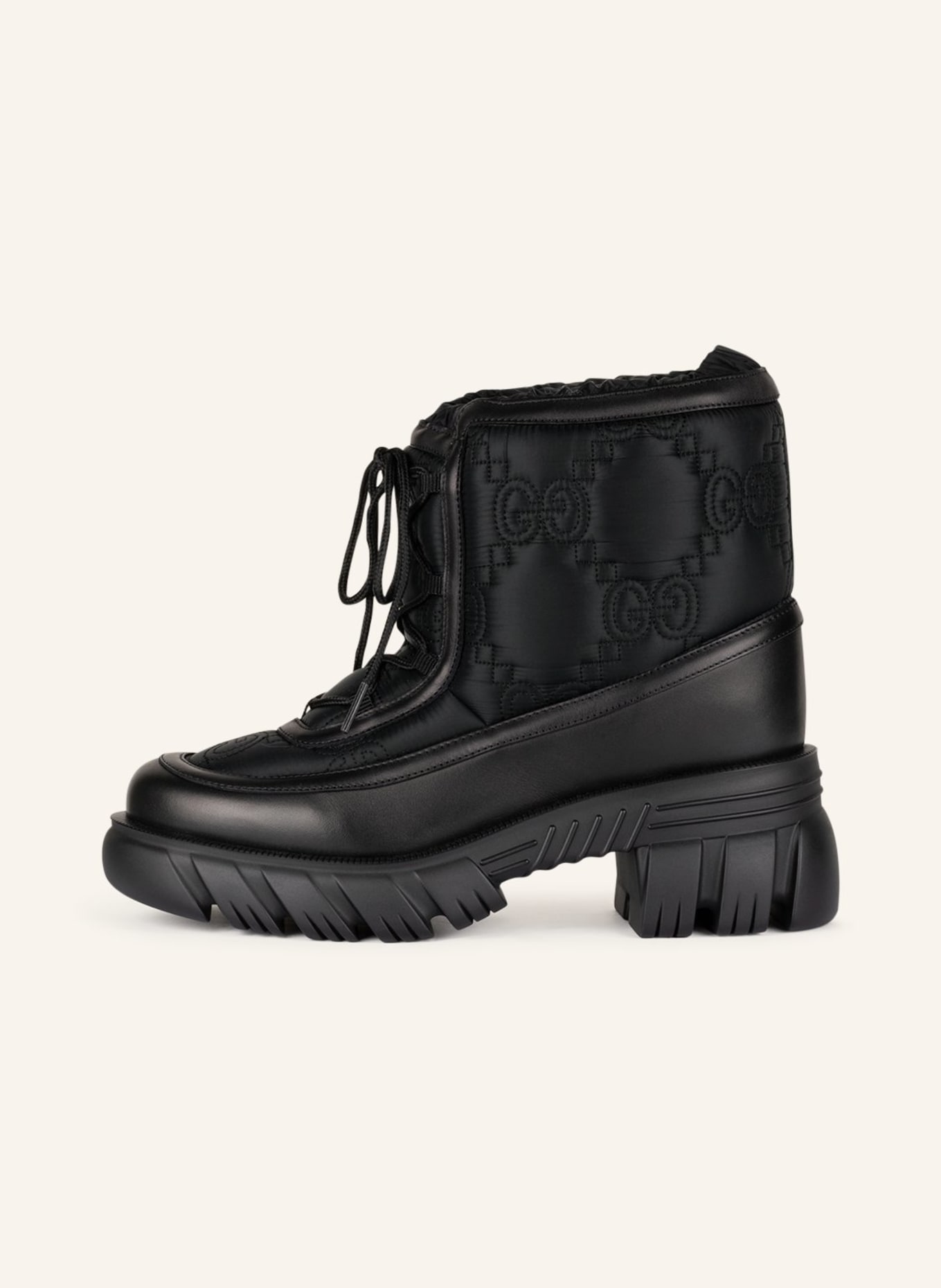 GUCCI Lace-up boots, Color: 1000 BLACK/NERO/BLACK (Image 4)