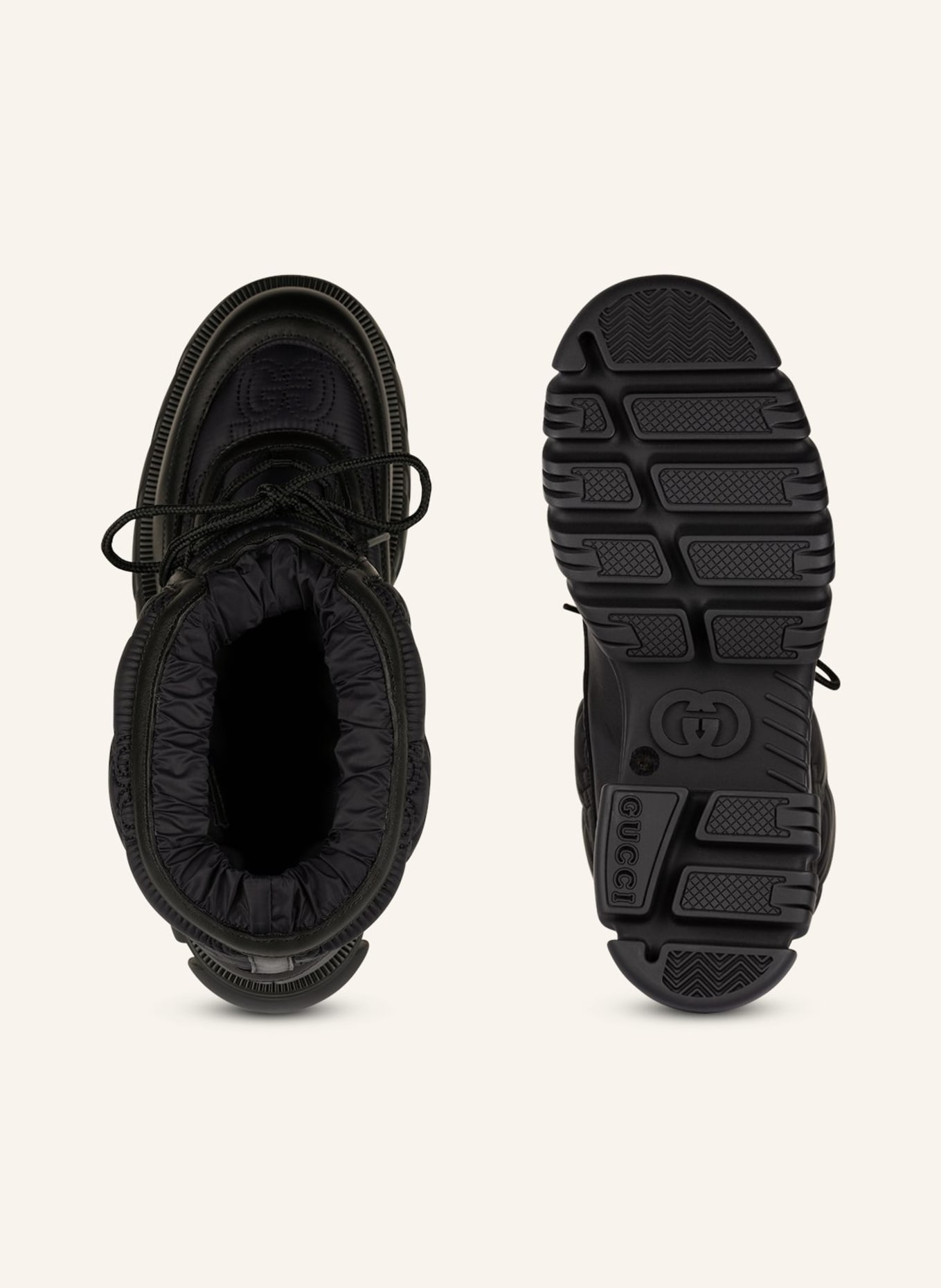 GUCCI Šněrovací boty, Barva: 1000 BLACK/NERO/BLACK (Obrázek 5)