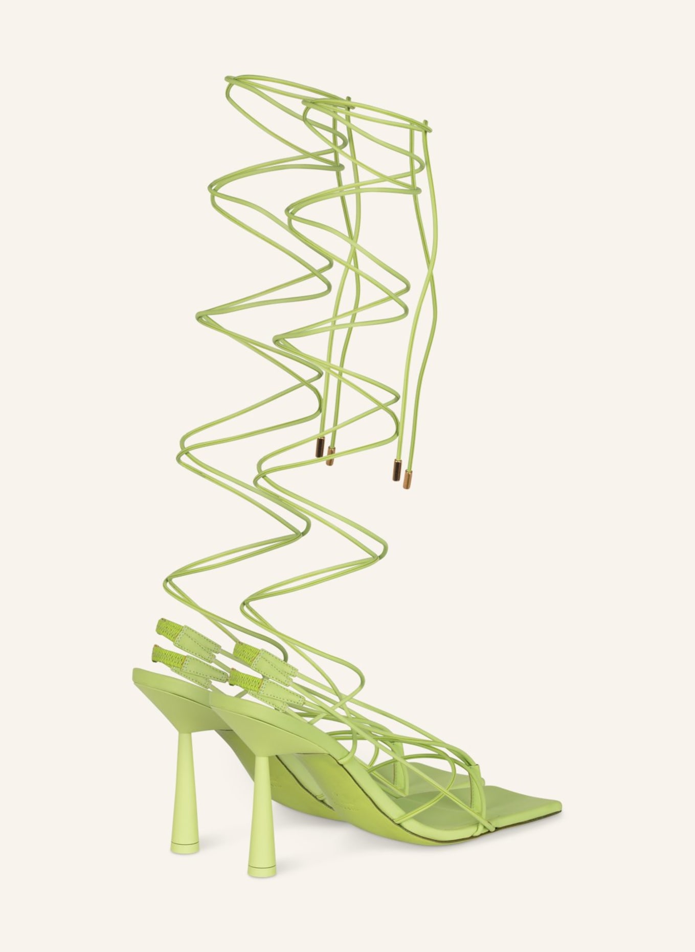 GIA BORGHINI Sandals ROSIE 6, Color: LIGHT GREEN (Image 2)