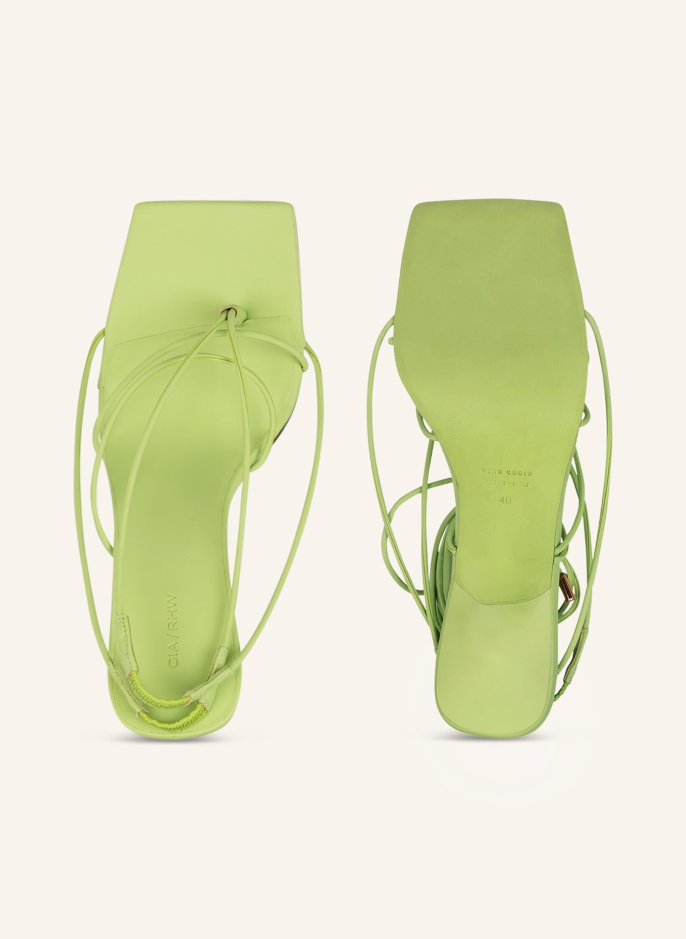 GIA BORGHINI Sandals ROSIE 6, Color: LIGHT GREEN (Image 5)