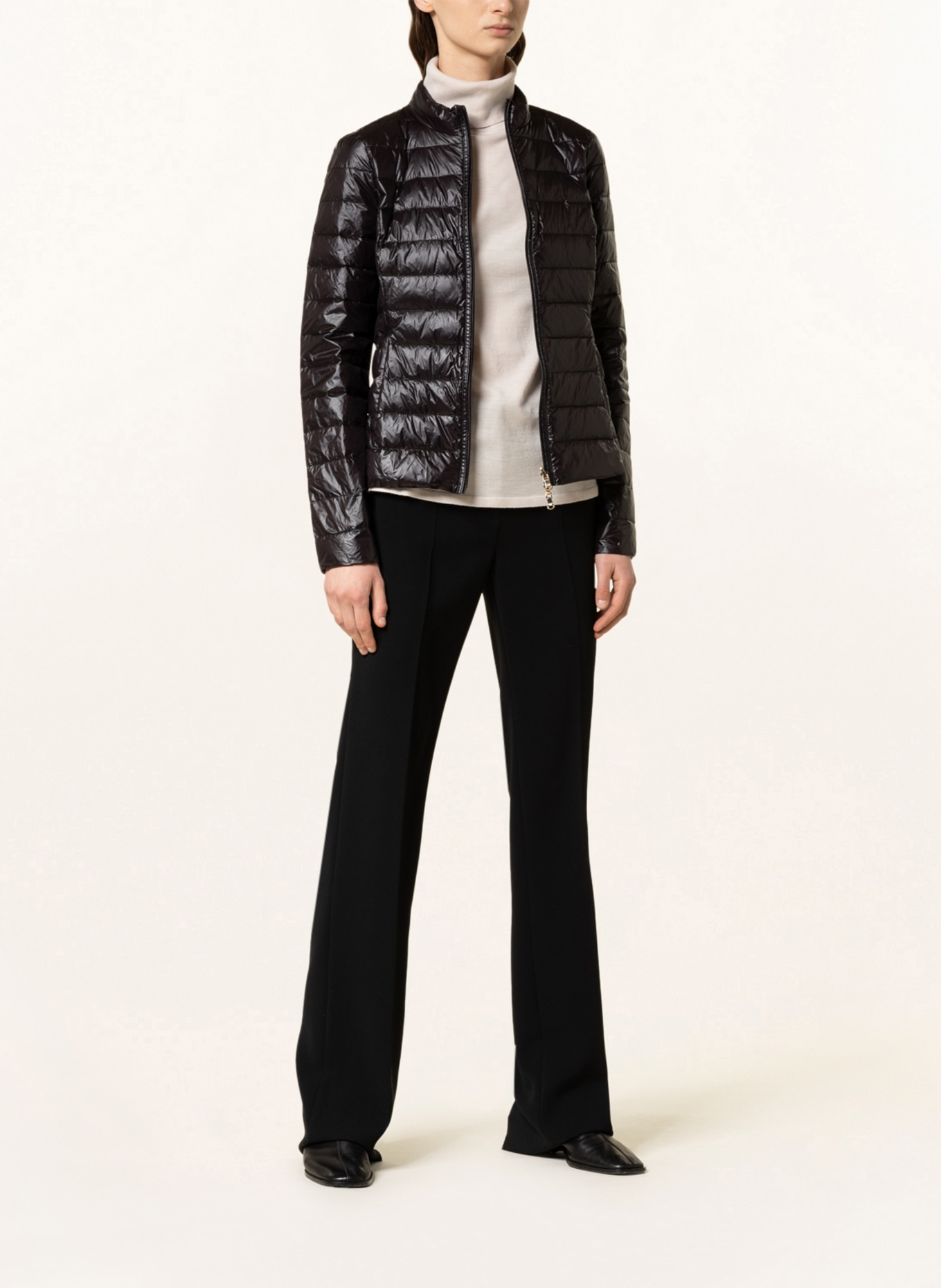 PATRIZIA PEPE Lightweight down jacket, reversible, Color: BLACK (Image 2)