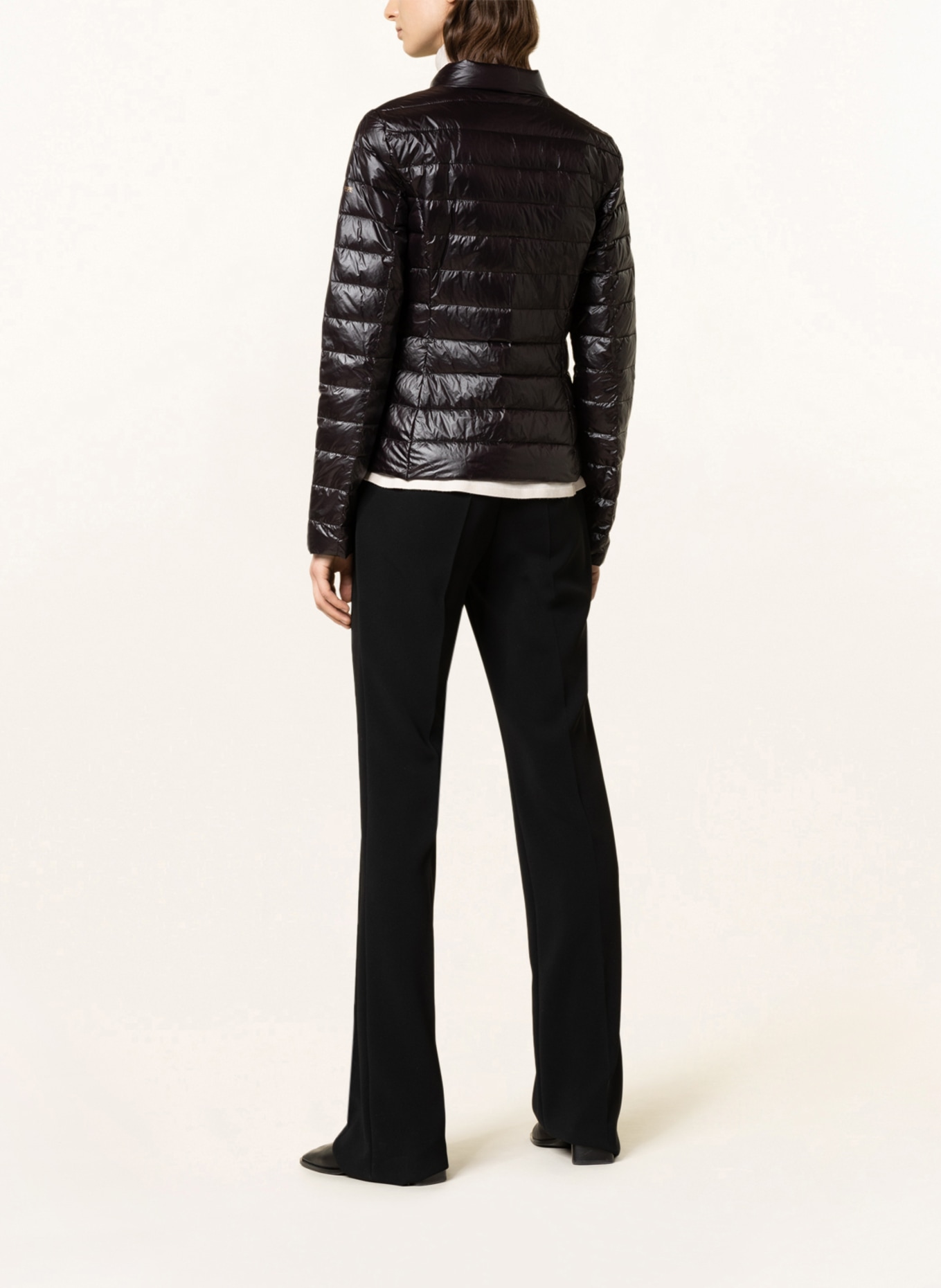 PATRIZIA PEPE Lightweight down jacket, reversible, Color: BLACK (Image 3)