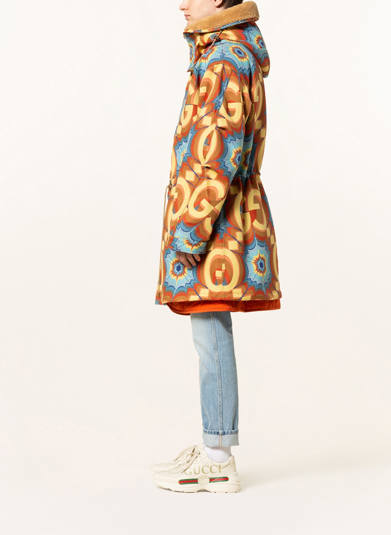 Gucci hooded deals coat