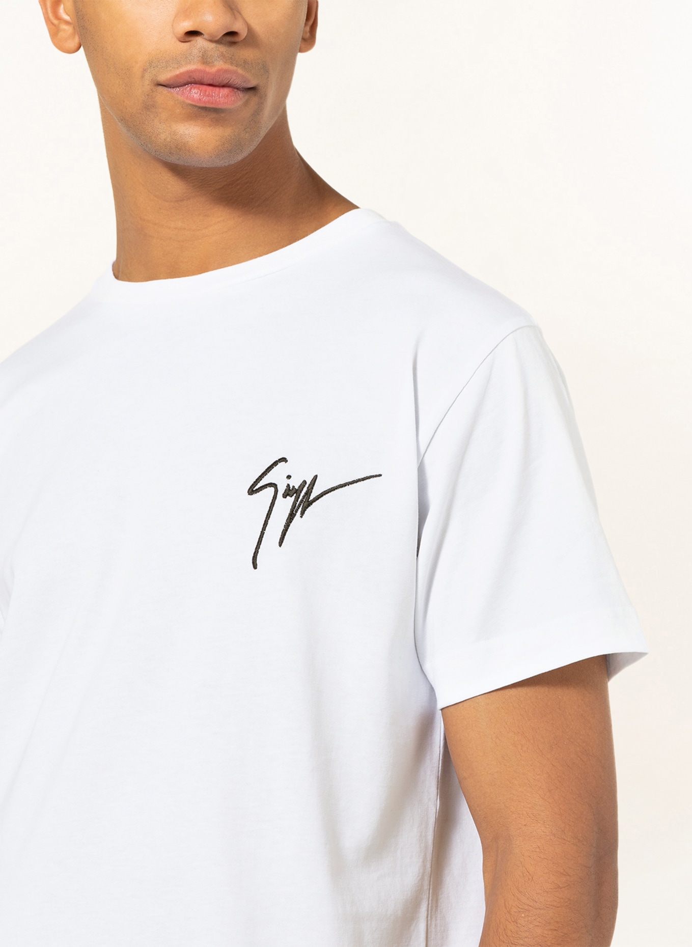 GIUSEPPE ZANOTTI DESIGN T-shirt, Color: WHITE (Image 4)