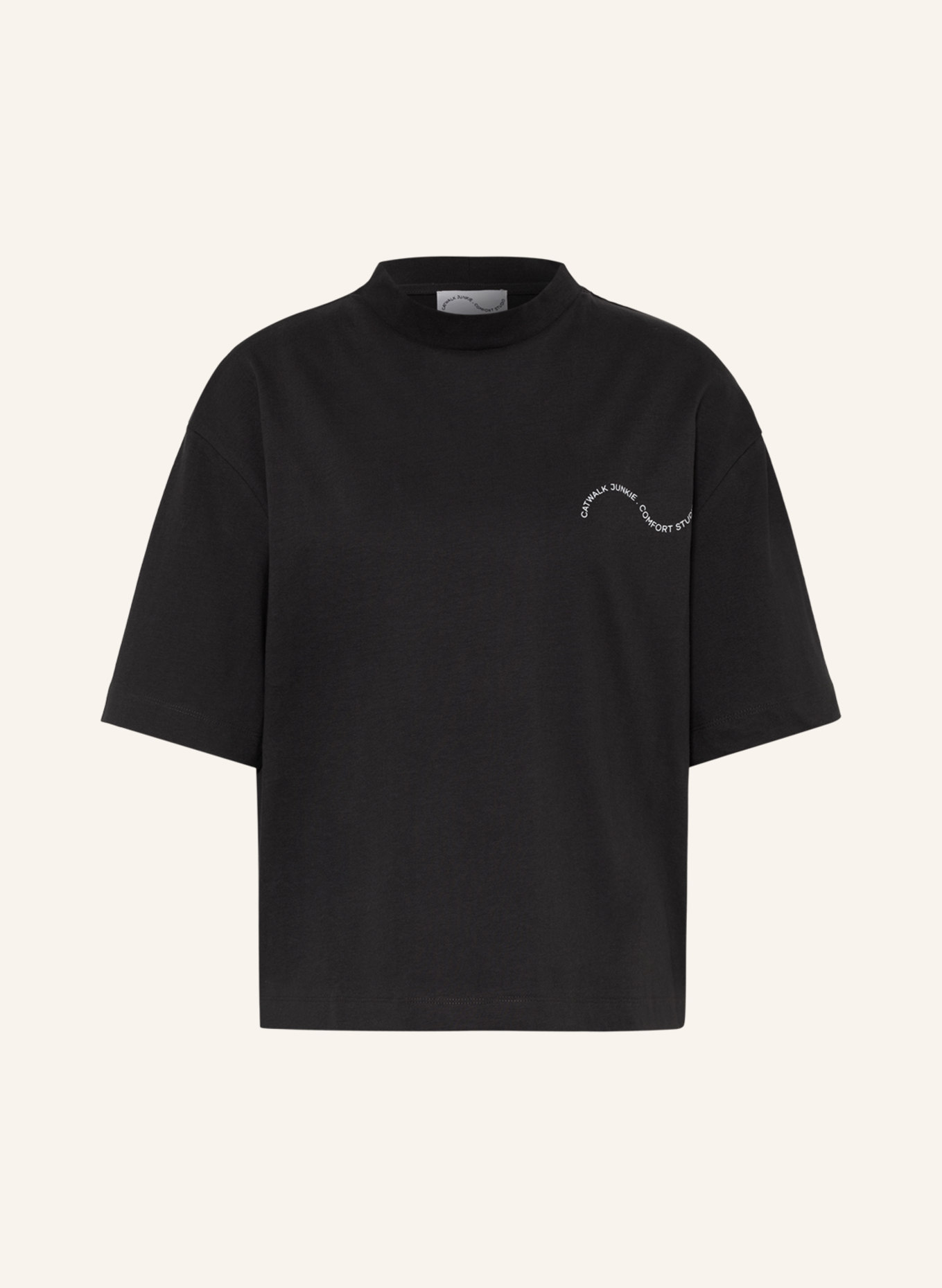 CATWALK JUNKIE Lounge shirt SLOW DOWN: DARK GRAY
