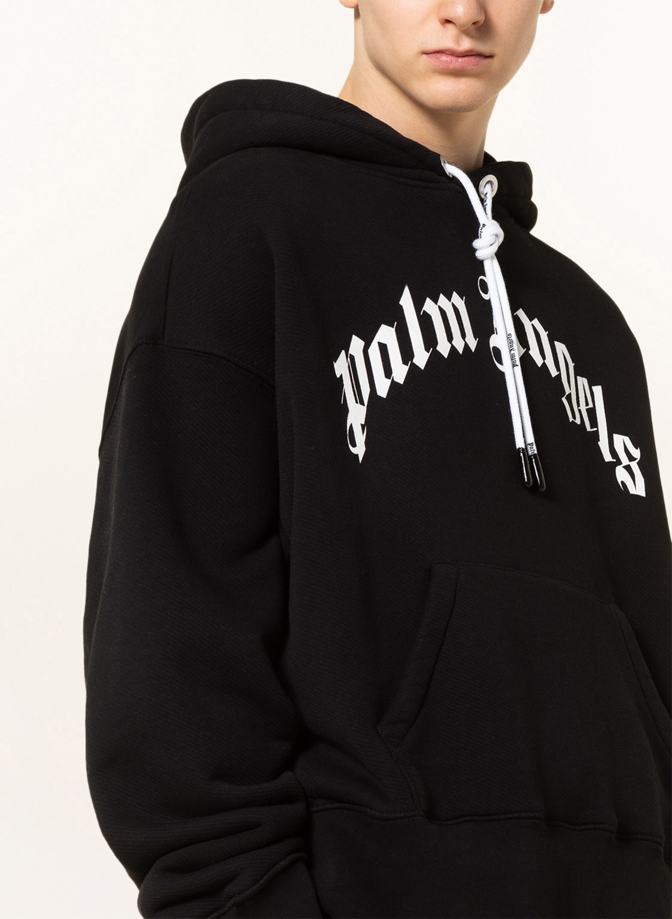 Palm Angels Oversized hoodie , Color: BLACK (Image 5)