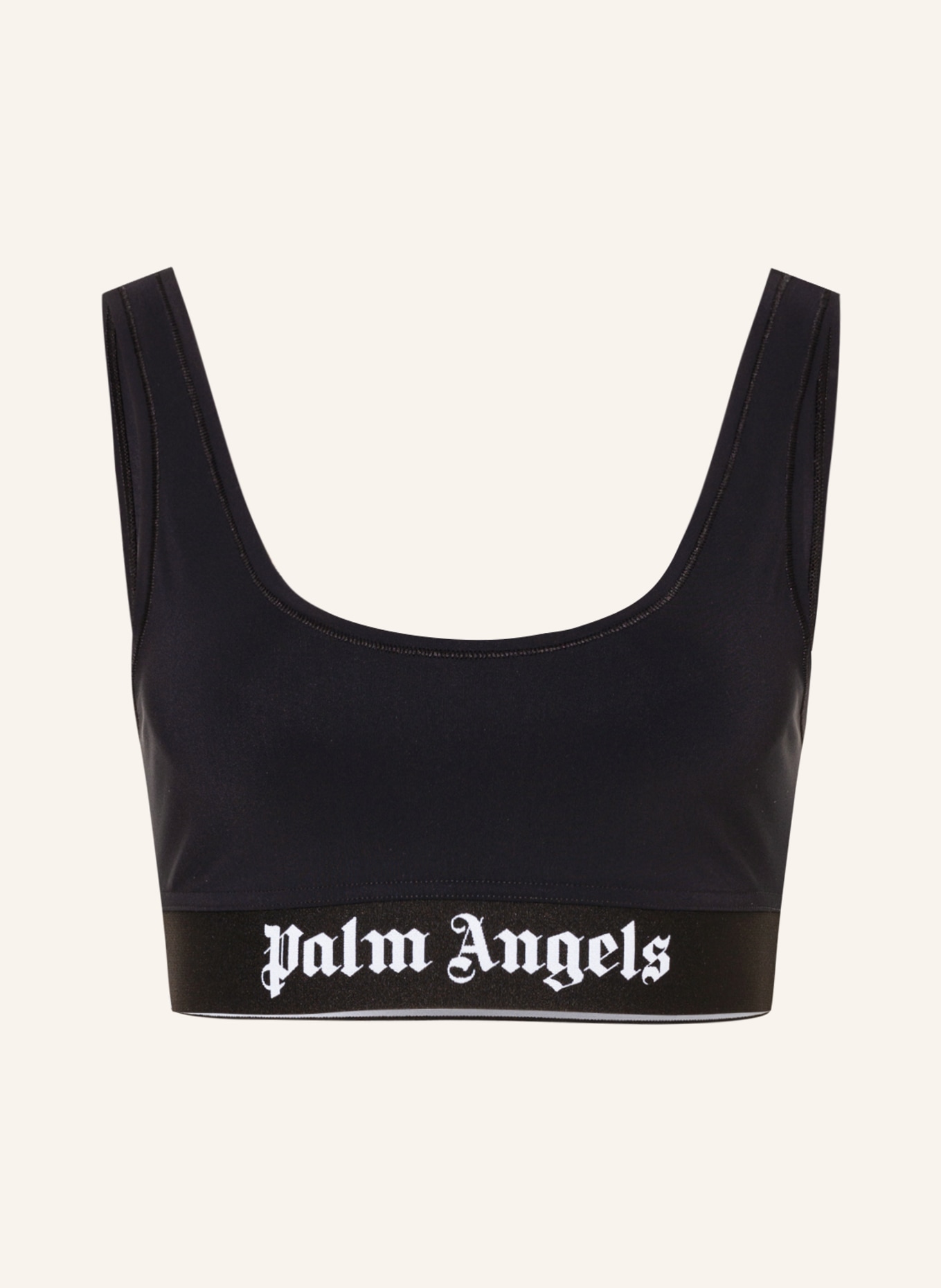 Palm Angels Cropped top, Color: BLACK (Image 1)
