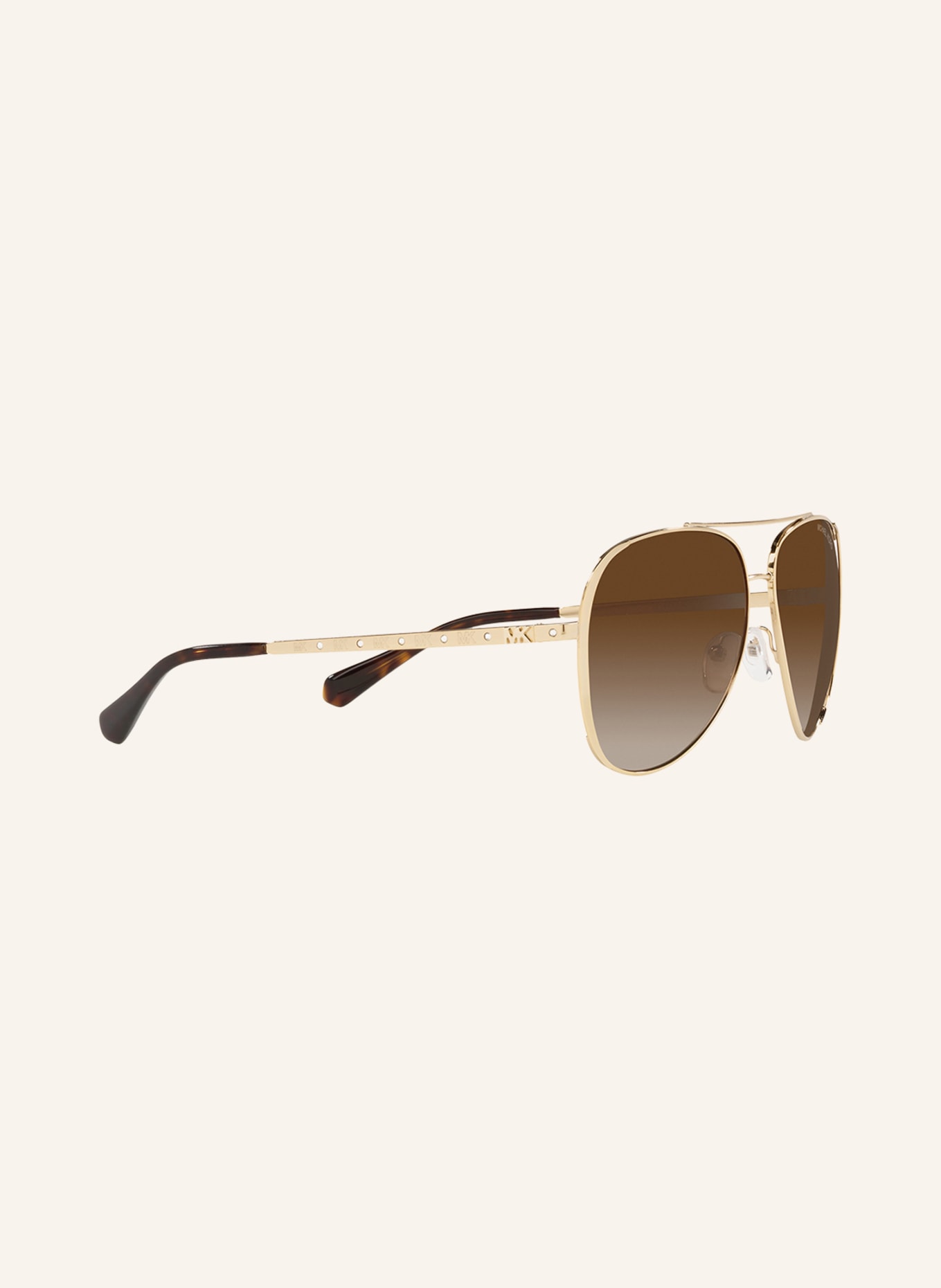 MICHAEL KORS Sunglasses MK1101B, Color: GOLD/ BROWN (Image 3)