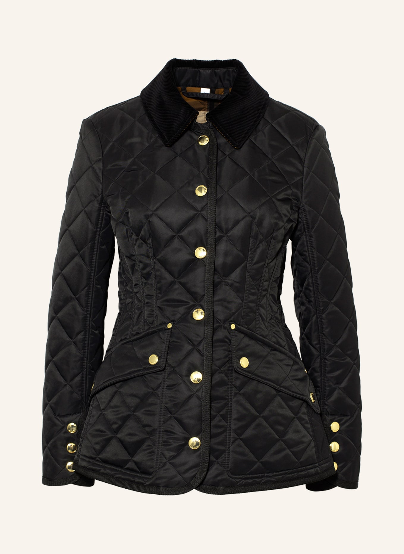 BURBERRY Quilted jacket, Color: BLACK (Image 1)