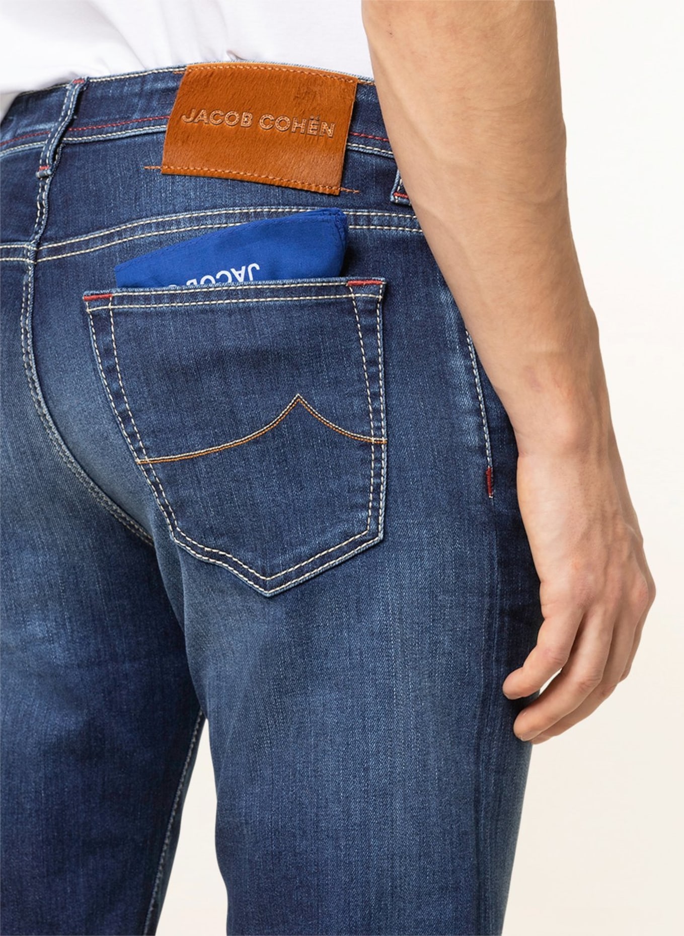JACOB COHEN Jeans BARD Slim Fit, Farbe: 094D Medium Dark Stone Wash (Bild 5)