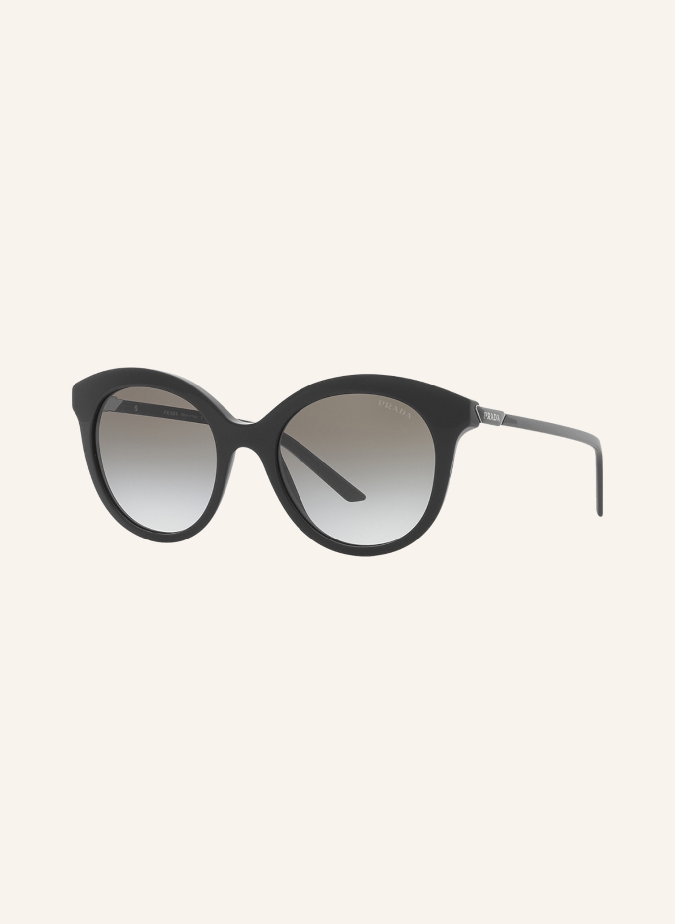 PRADA Sunglasses PR 02YS, Color: 1AB0A751 - BLACK/ GRAY GRADIENT (Image 1)