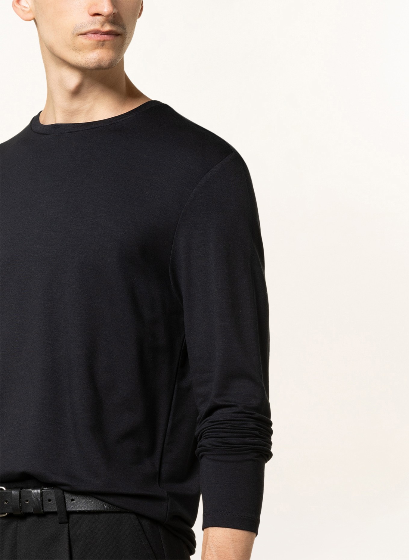 REISS Long sleeve shirt ARMSTRONG, Color: BLACK (Image 4)