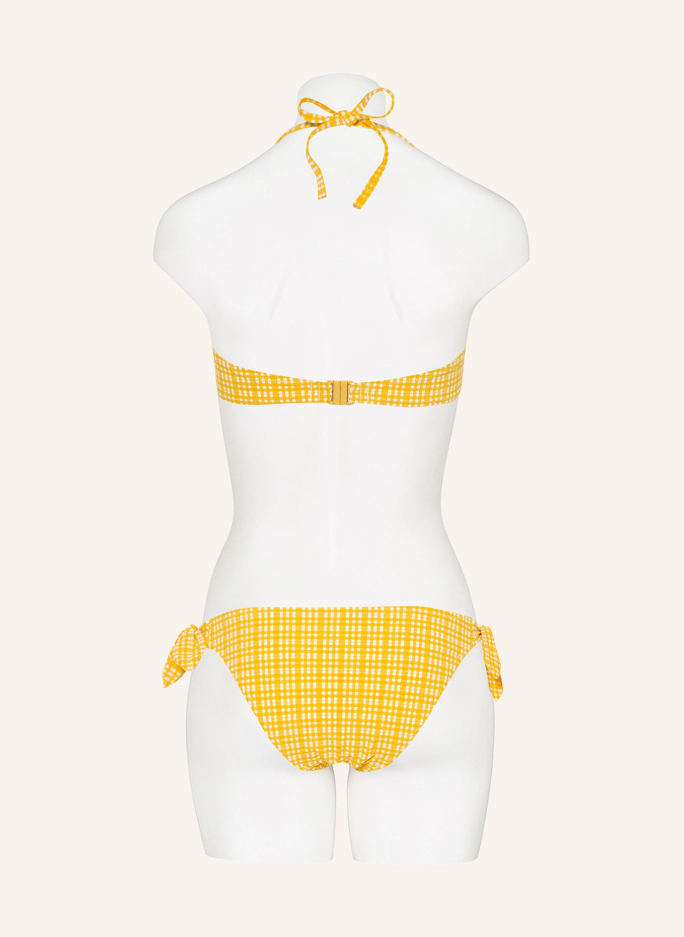 Passionata Push-up bikini top ELLA, Color: YELLOW/ WHITE (Image 3)