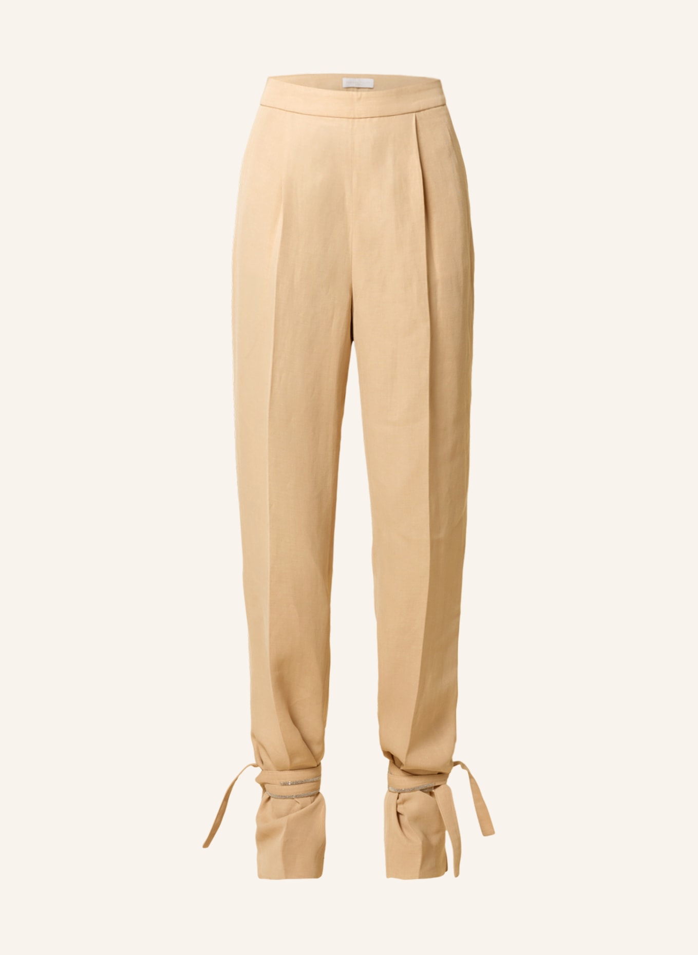 FABIANA FILIPPI Pants with linen , Color: BEIGE (Image 1)