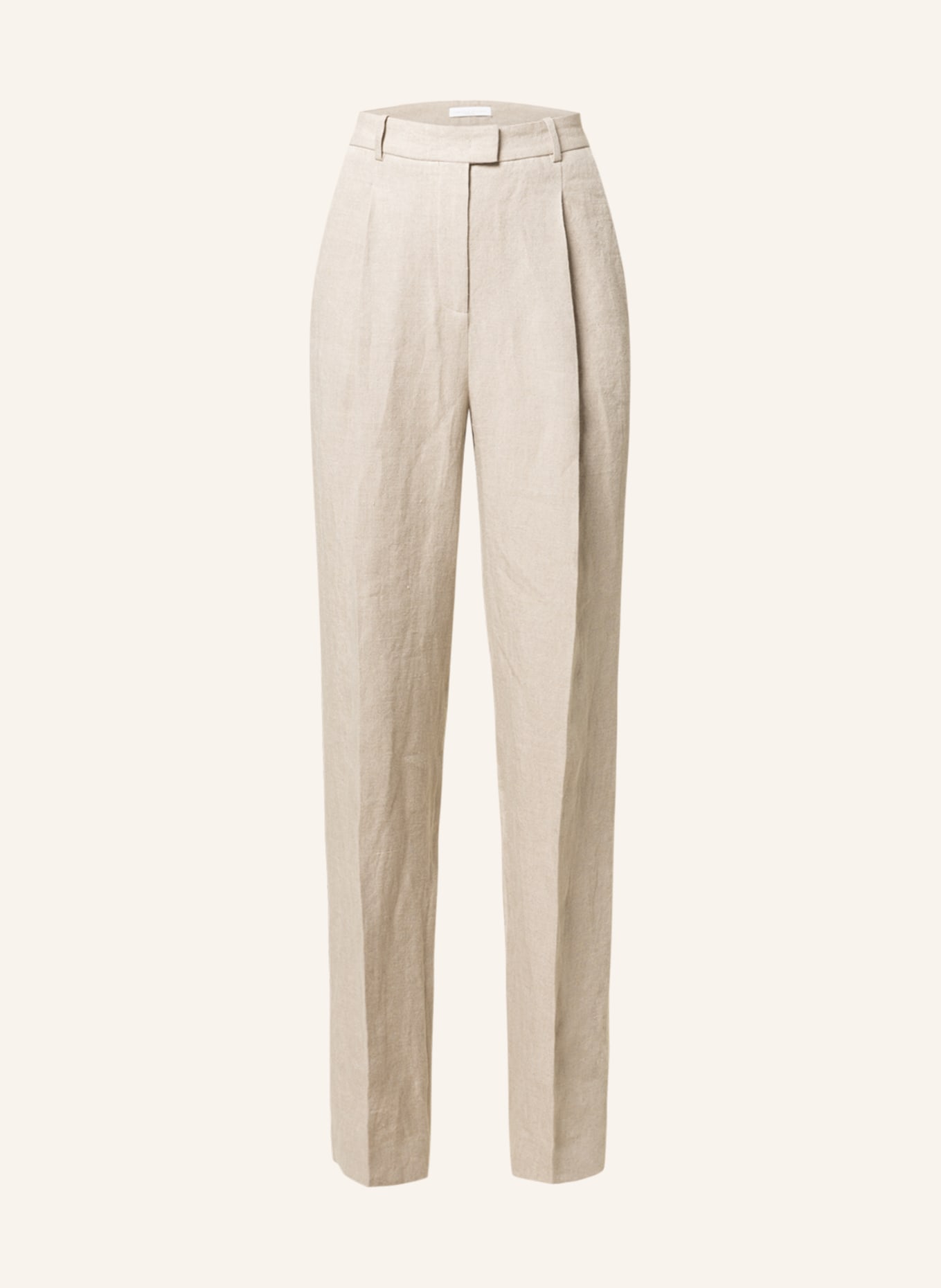 FABIANA FILIPPI Lněné kalhoty, Barva: SVĚTLE ŠEDÁ/ BÉŽOVÁ (Obrázek 1)