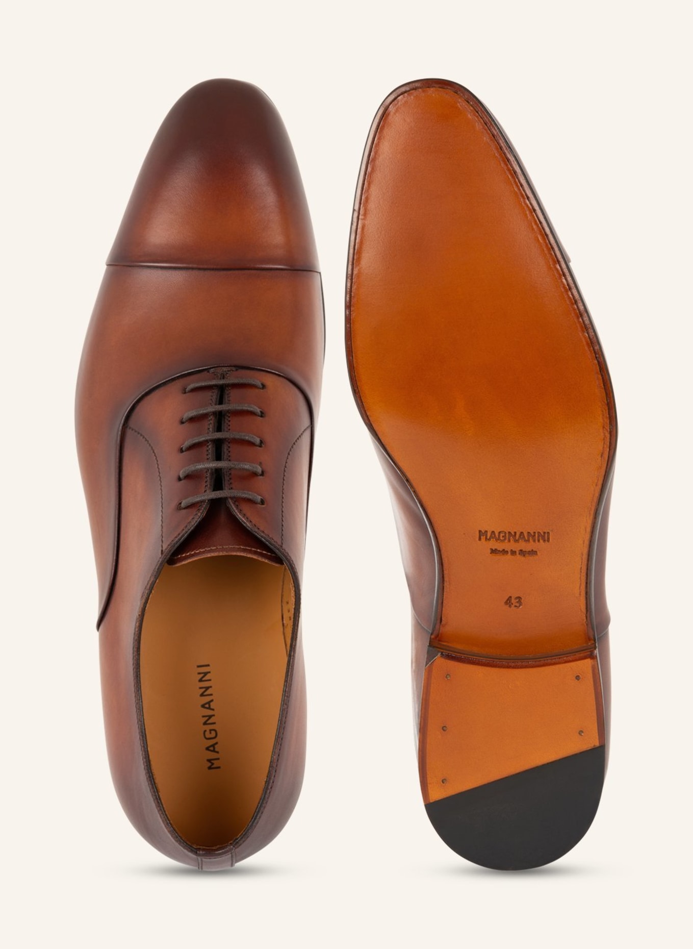 MAGNANNI Buty sznurowane NAXOS: BRĄZOWY