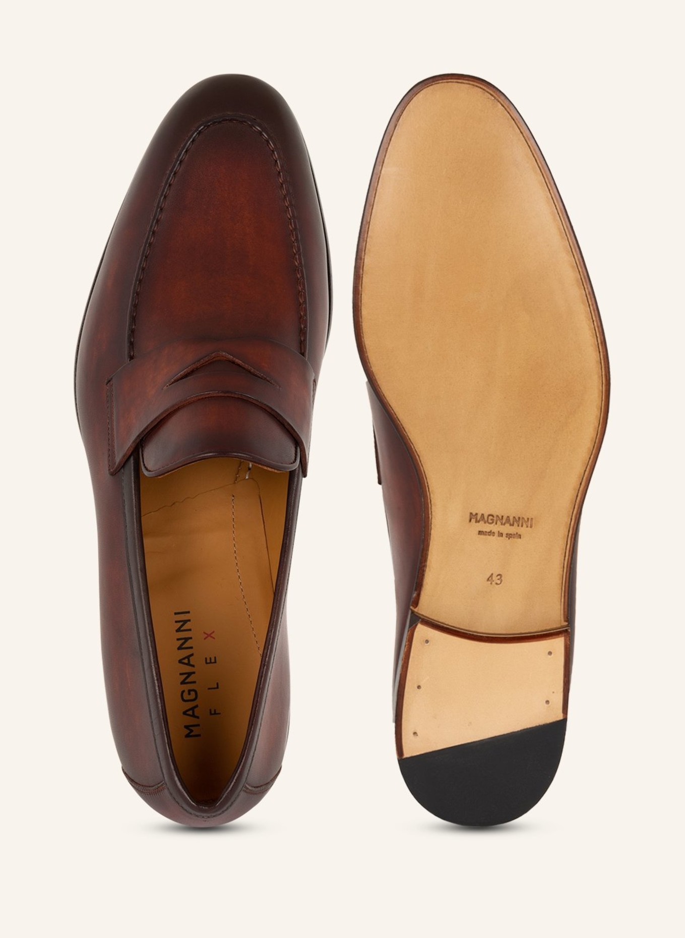 MAGNANNI Penny loafers DELOS, Color: BROWN (Image 5)
