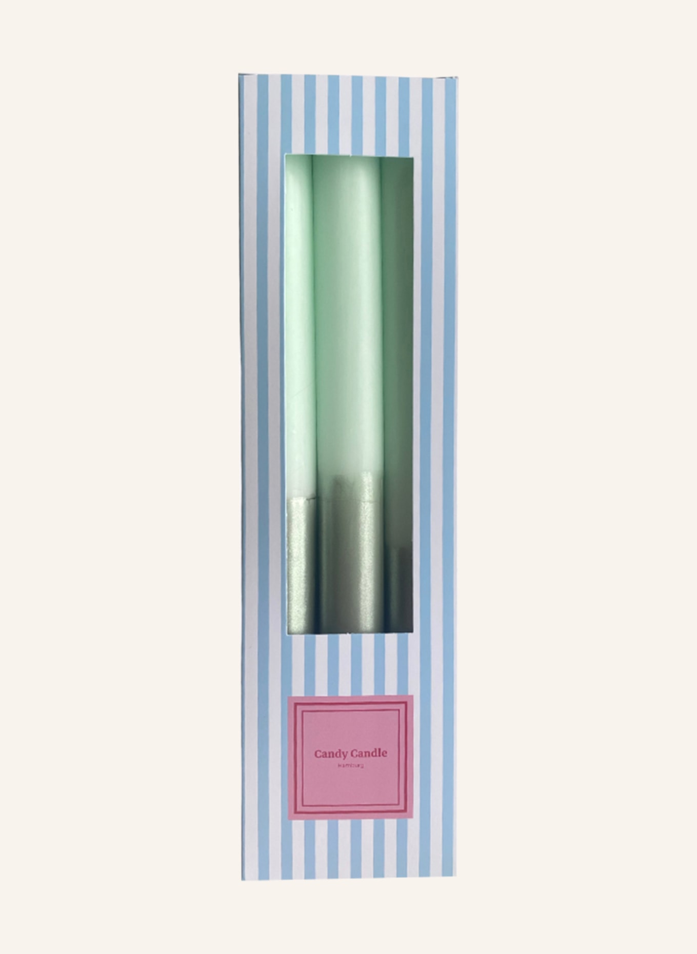 Candy Candle 3er-Set Stabkerzen PRETTY PEPPERMINT, Farbe: MINT (Bild 3)