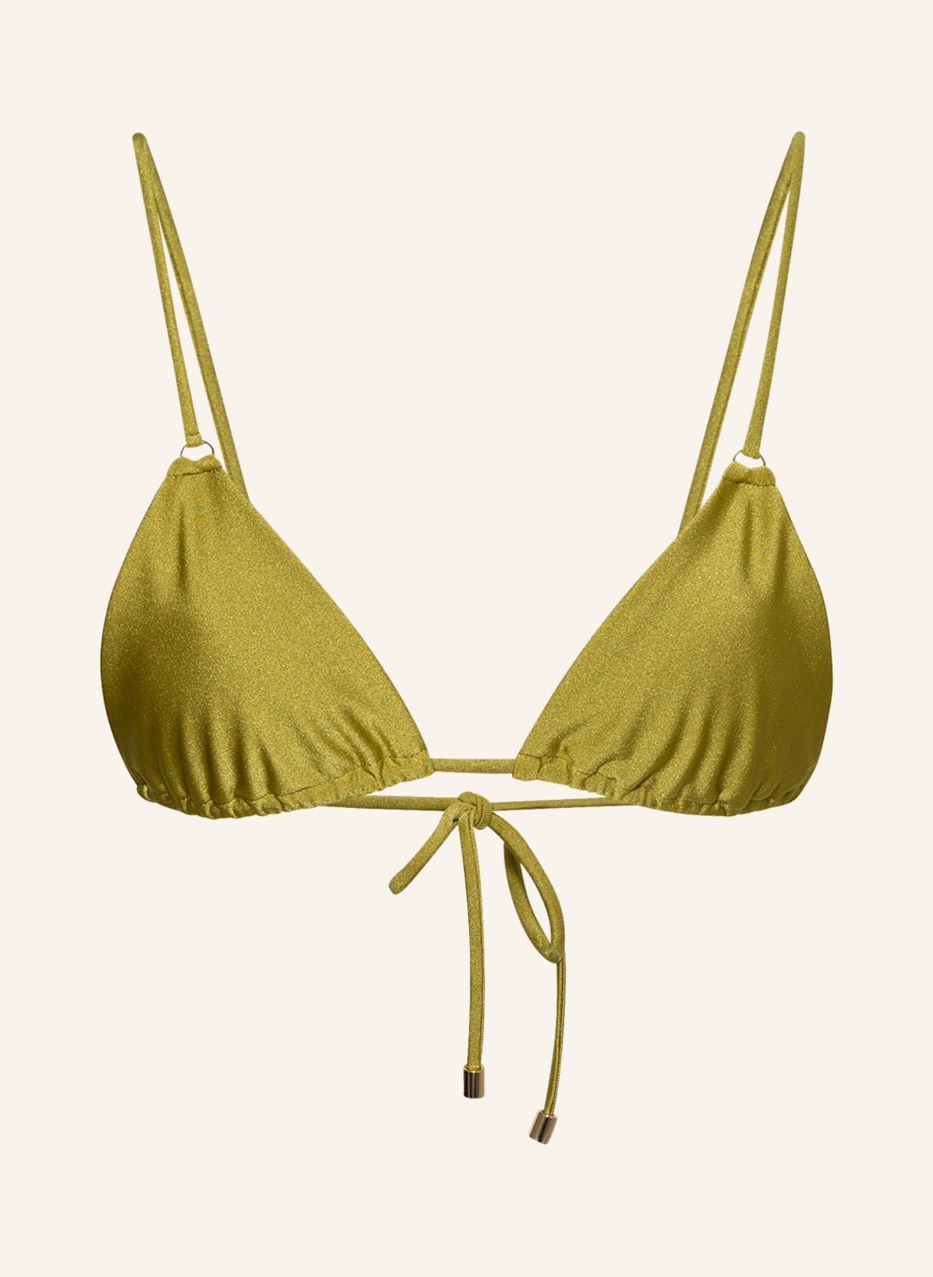 JANTHEE Berlin Triangle bikini top VENICE, Color: OLIVE (Image 1)