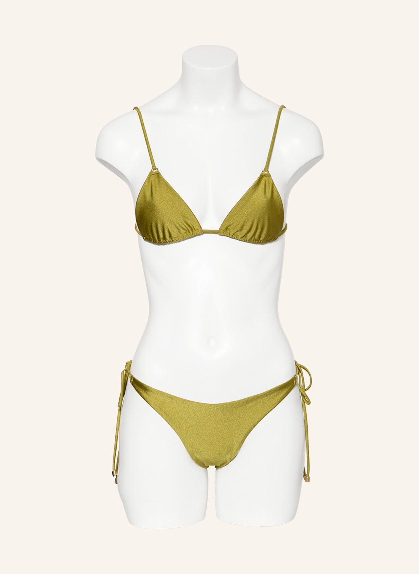 JANTHEE Berlin Triangle bikini top VENICE, Color: OLIVE (Image 2)