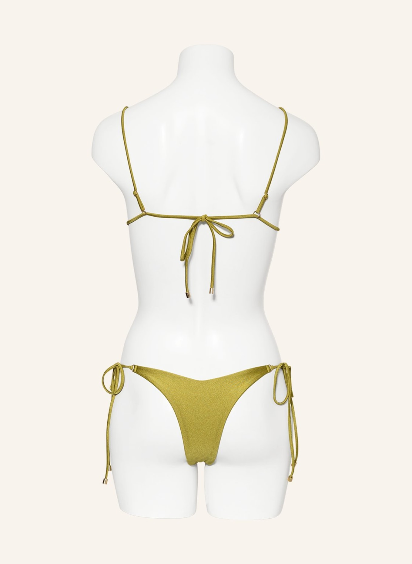 JANTHEE Berlin Triangle bikini top VENICE, Color: OLIVE (Image 3)