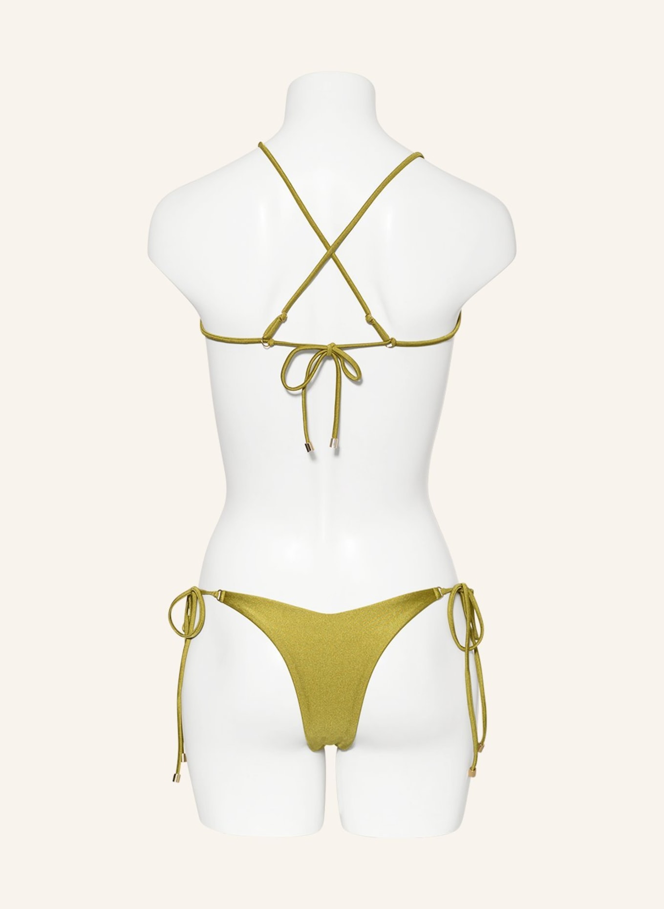 JANTHEE Berlin Triangle bikini top VENICE, Color: OLIVE (Image 4)