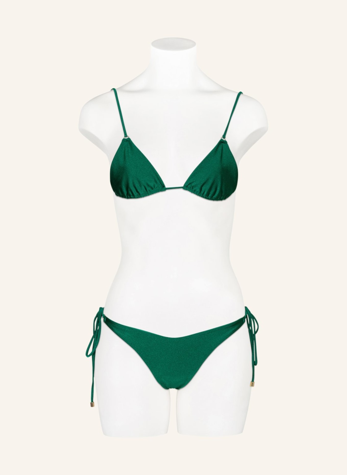JANTHEE Berlin Triangle bikini top VENICE, Color: GREEN (Image 2)