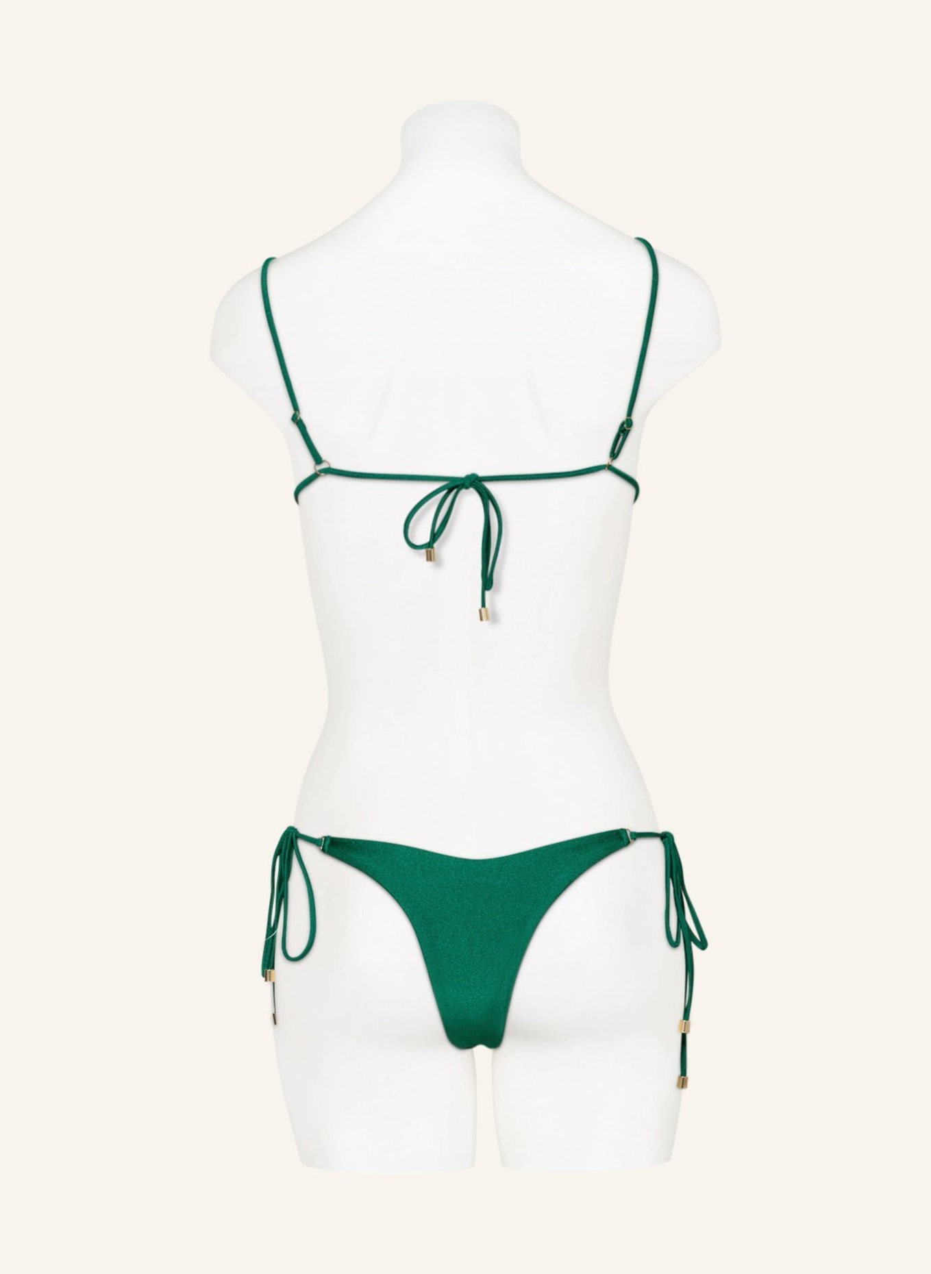 JANTHEE Berlin Triangle bikini top VENICE, Color: GREEN (Image 3)