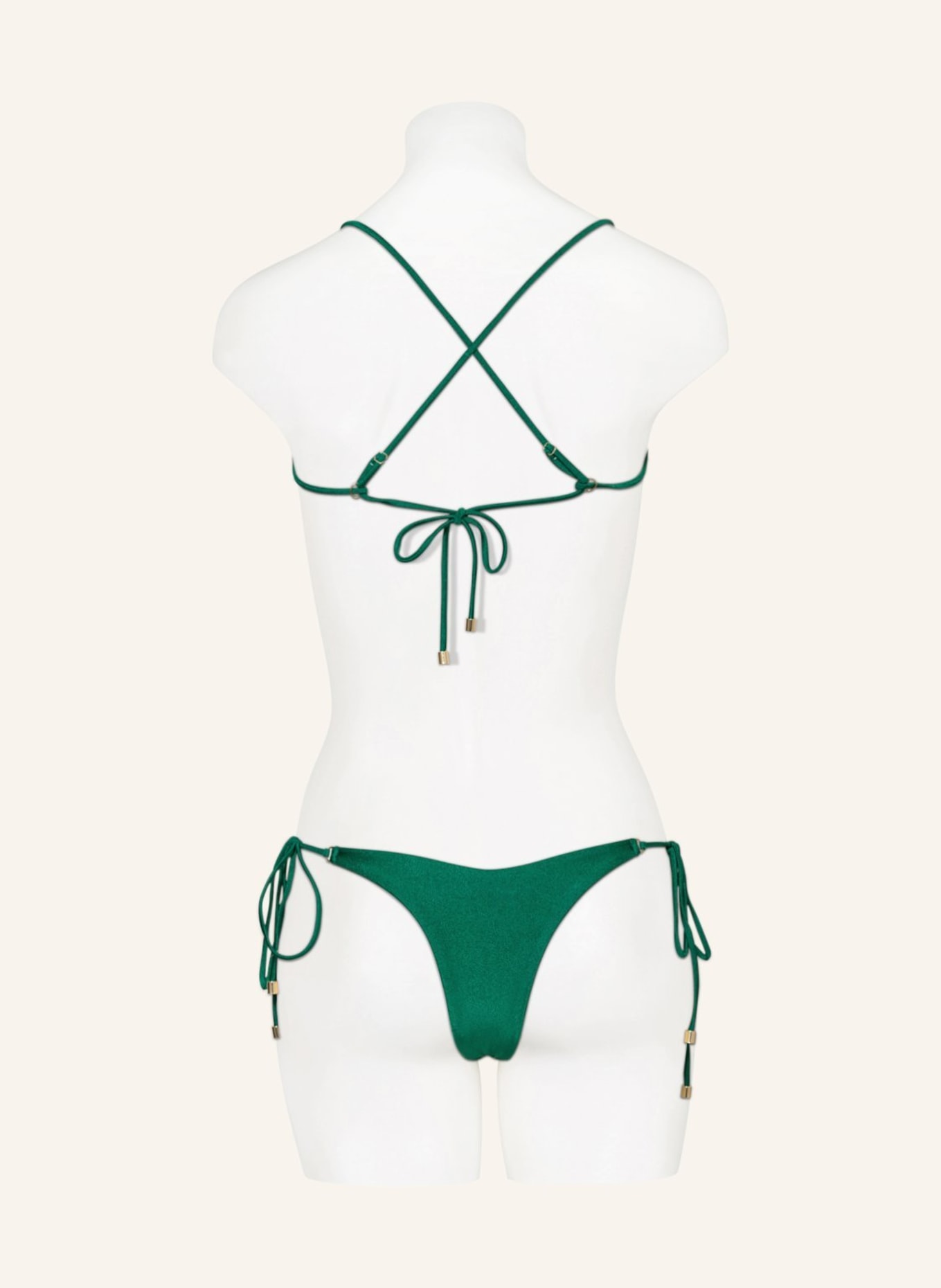JANTHEE Berlin Triangle bikini top VENICE, Color: GREEN (Image 4)